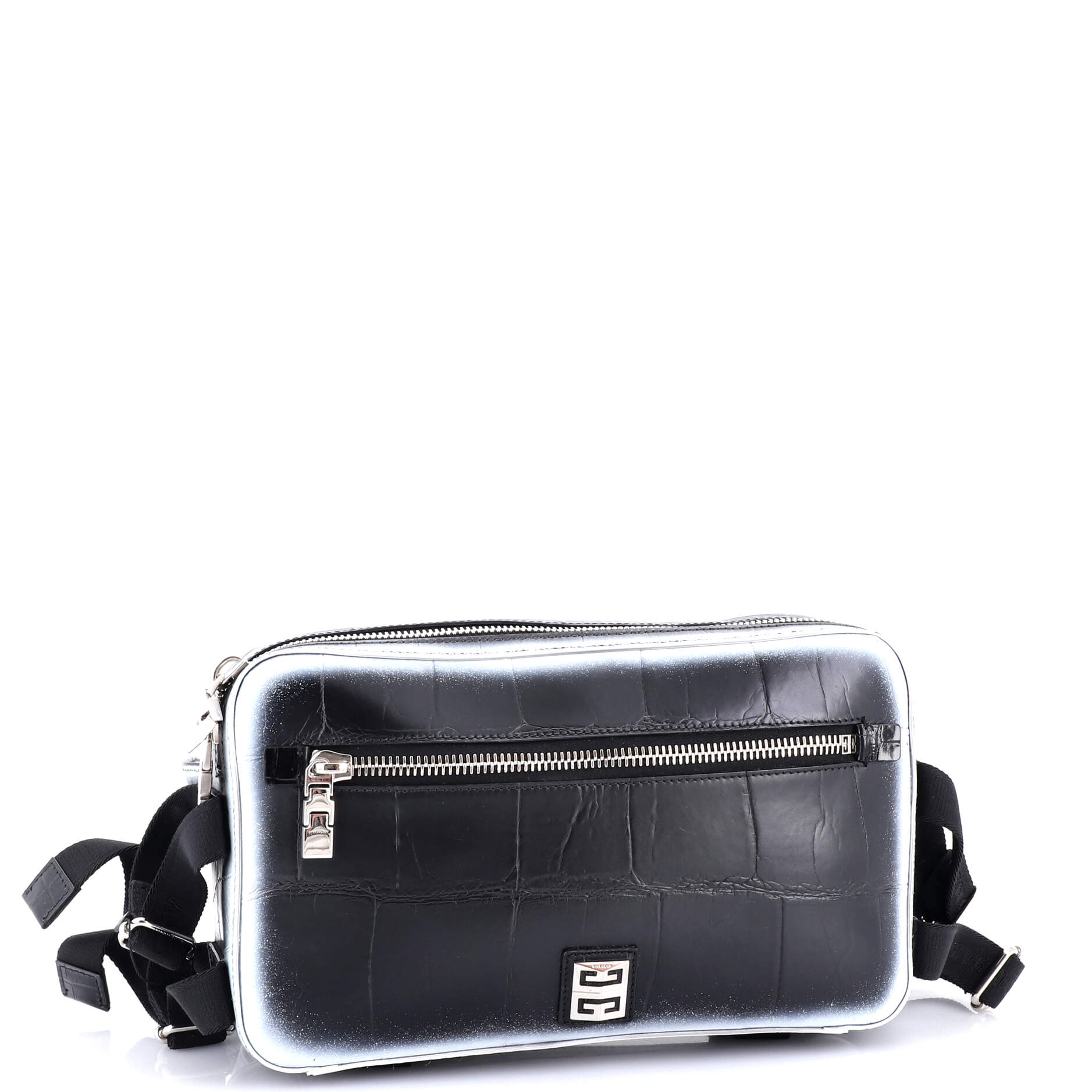 Bum Bag Crocodile Embossed Leather