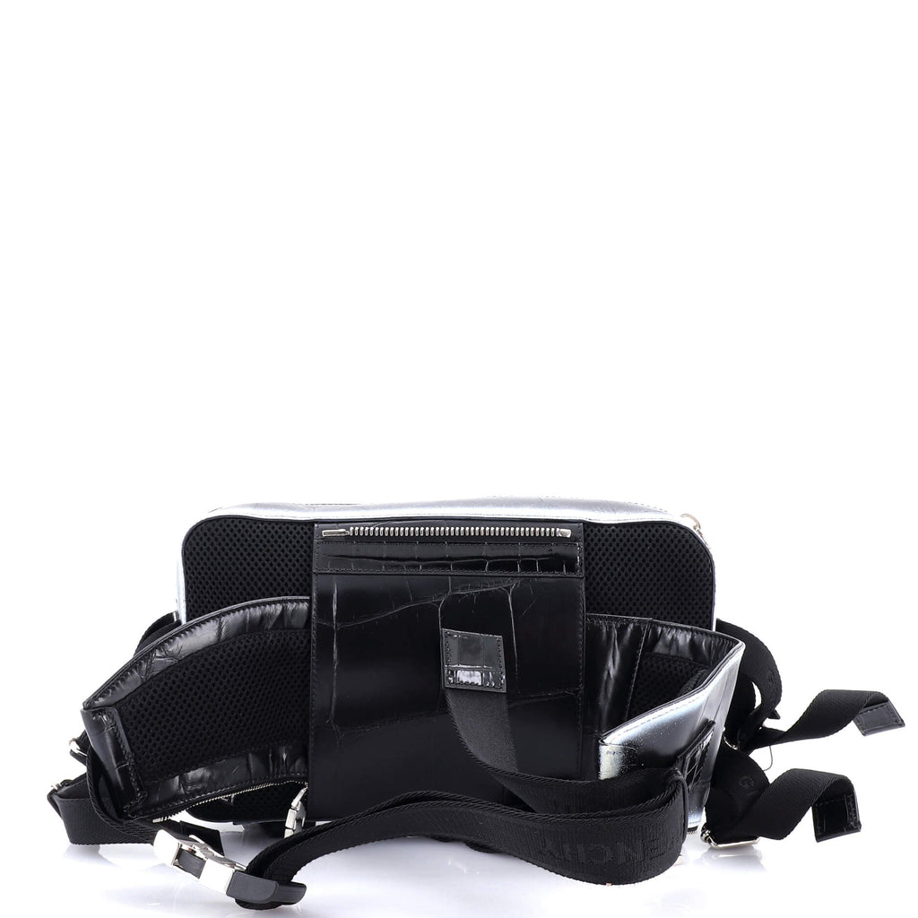 Bum Bag Crocodile Embossed Leather