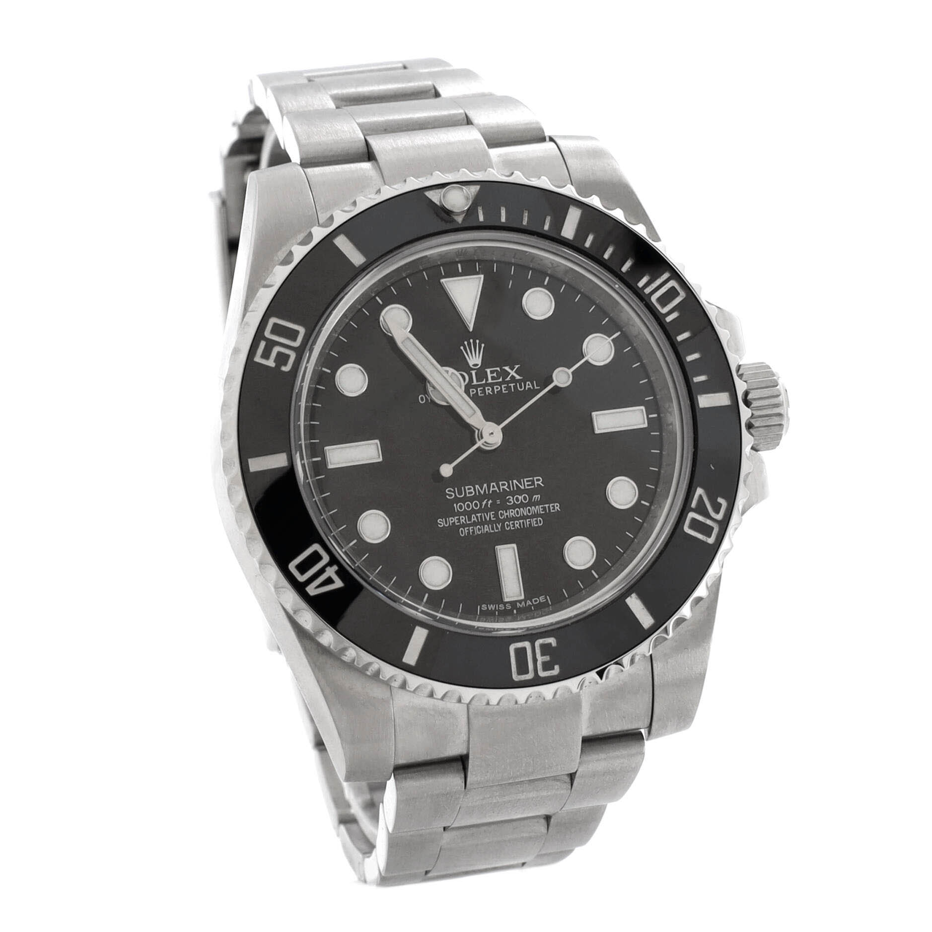 Oyster Perpetual Submariner Automatic Watch Stainless Steel 40