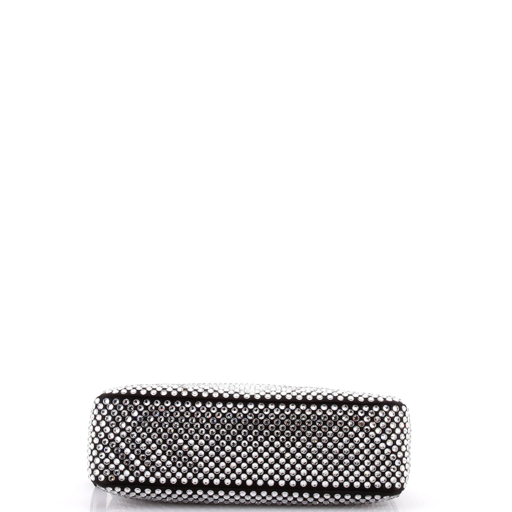 Re-Edition 2000 Hobo Crystal Embellished Satin Mini