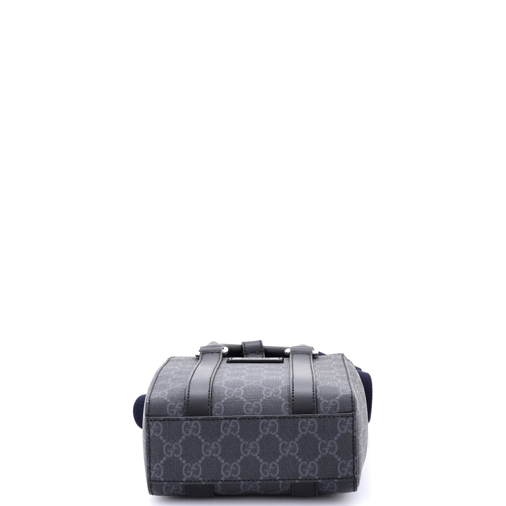 Convertible Web Open Tote GG Coated Canvas Mini