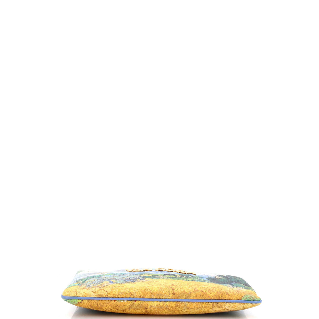 Pochette Clutch Limited Edition Jeff Koons Van Gogh Print Canvas