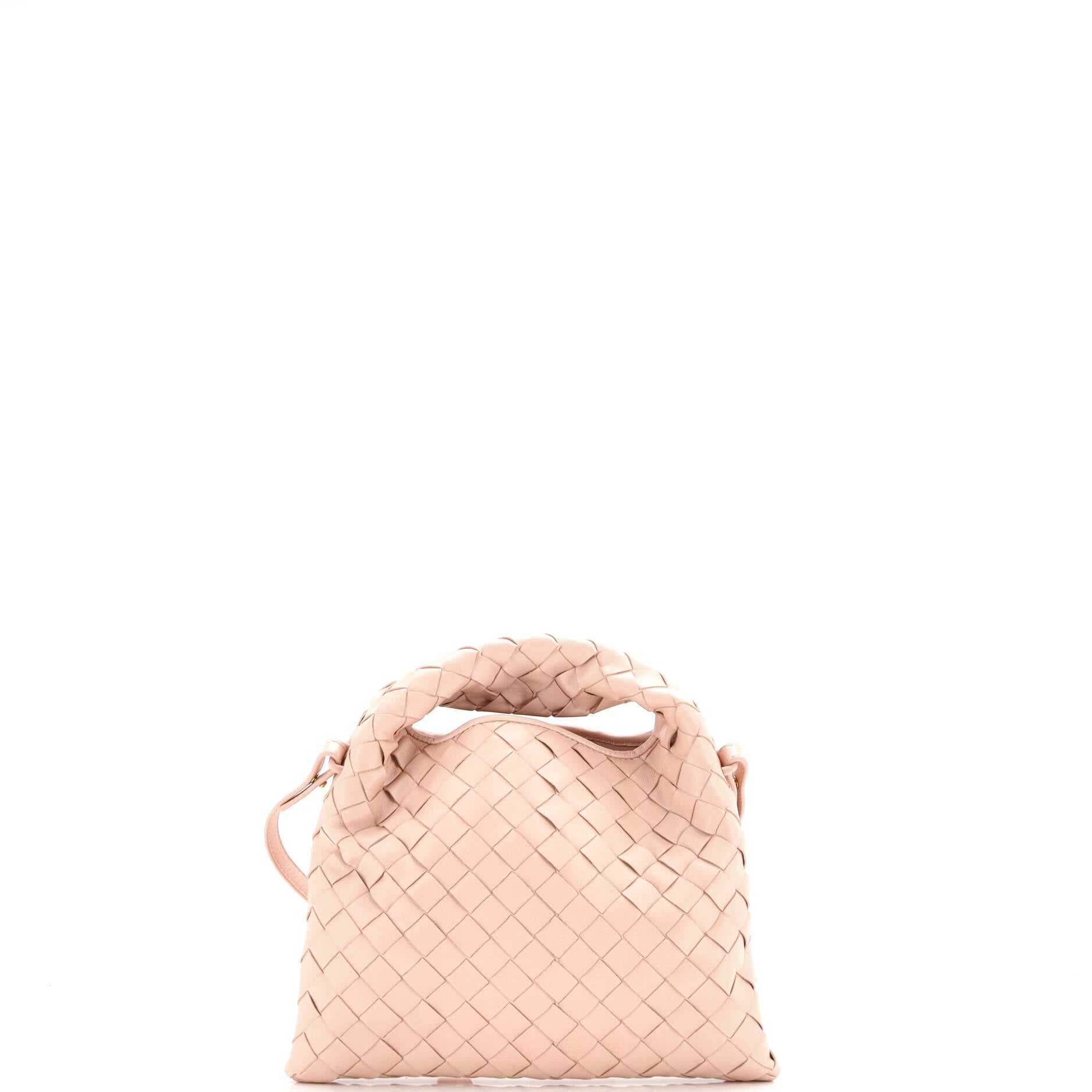 Hop Top Handle Bag Intrecciato Nappa Mini