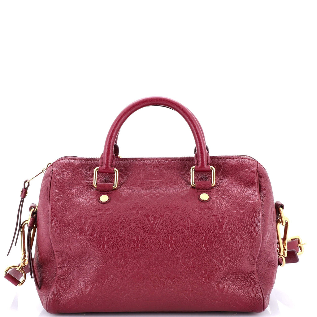 Speedy Bandouliere Bag Monogram Empreinte Leather 25