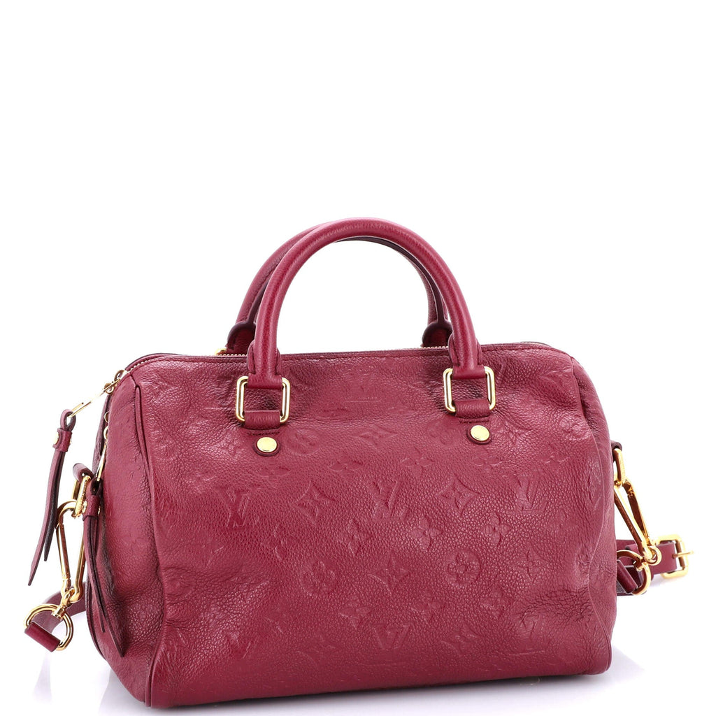 Speedy Bandouliere Bag Monogram Empreinte Leather 25