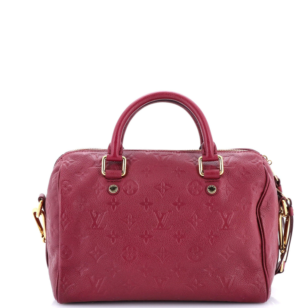 Speedy Bandouliere Bag Monogram Empreinte Leather 25