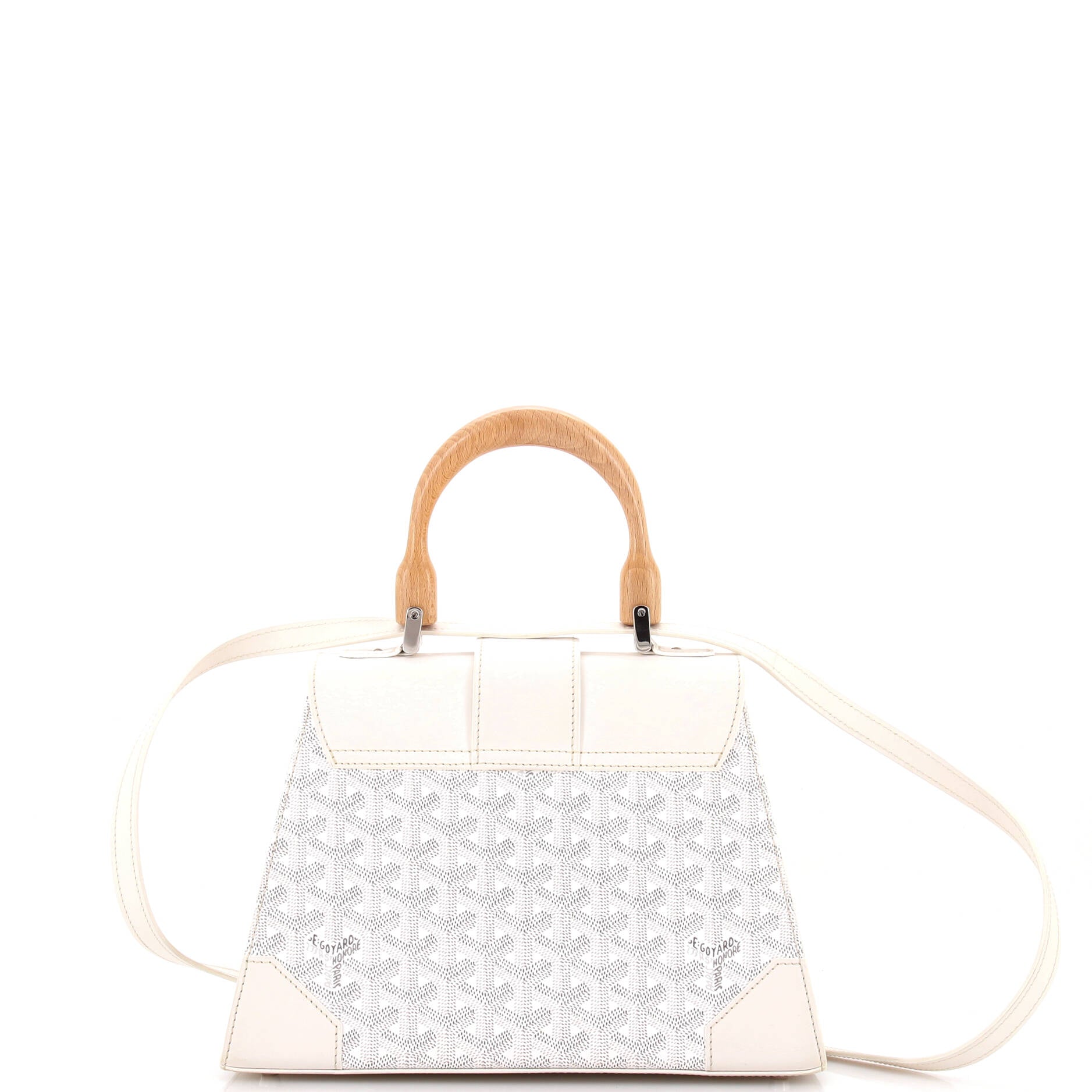 Saigon Top Handle Bag Coated Canvas with Leather PM