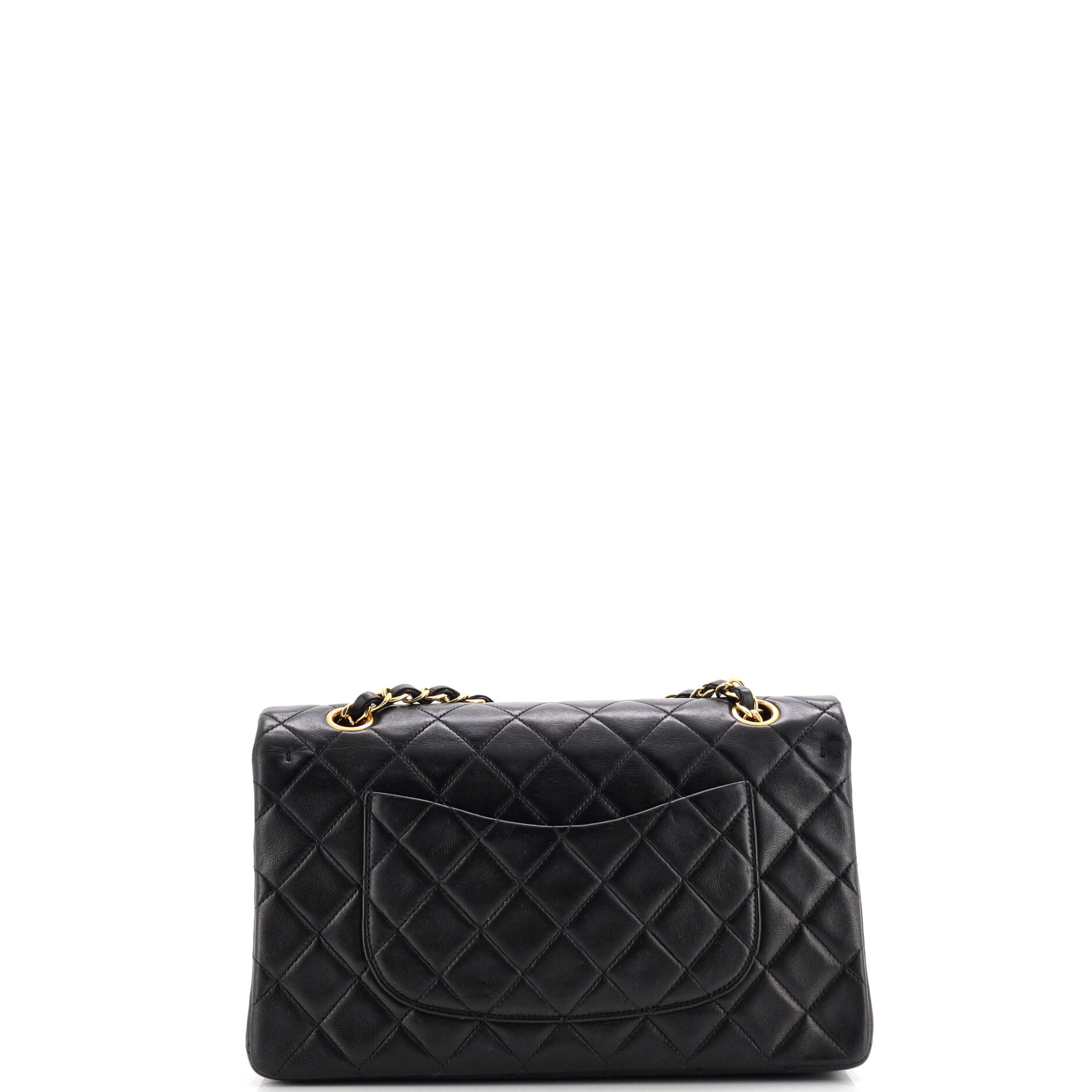 Vintage Classic Double Flap Bag Quilted Lambskin Medium