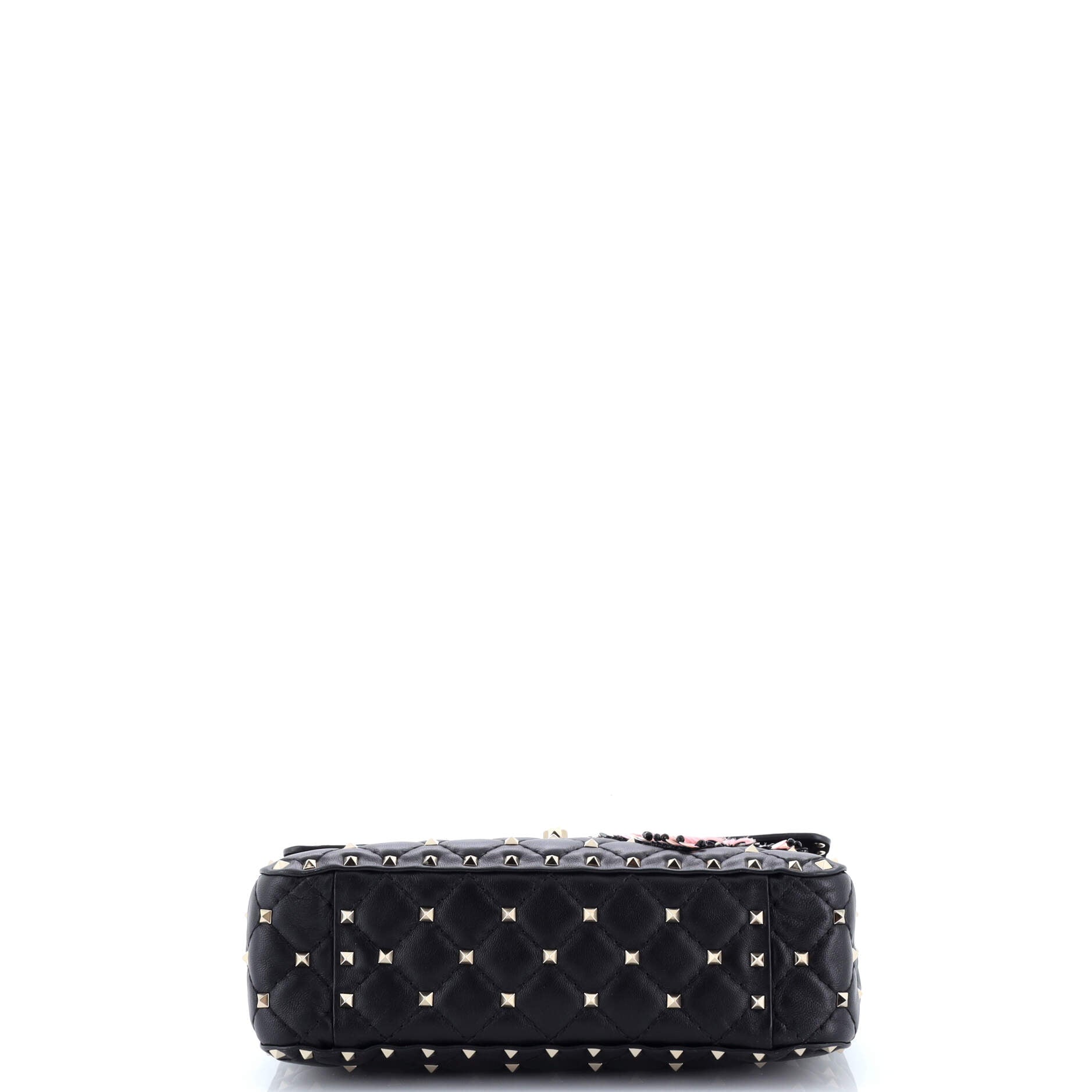 Rockstud Spike Flap Bag Embellished Quilted Leather Medium