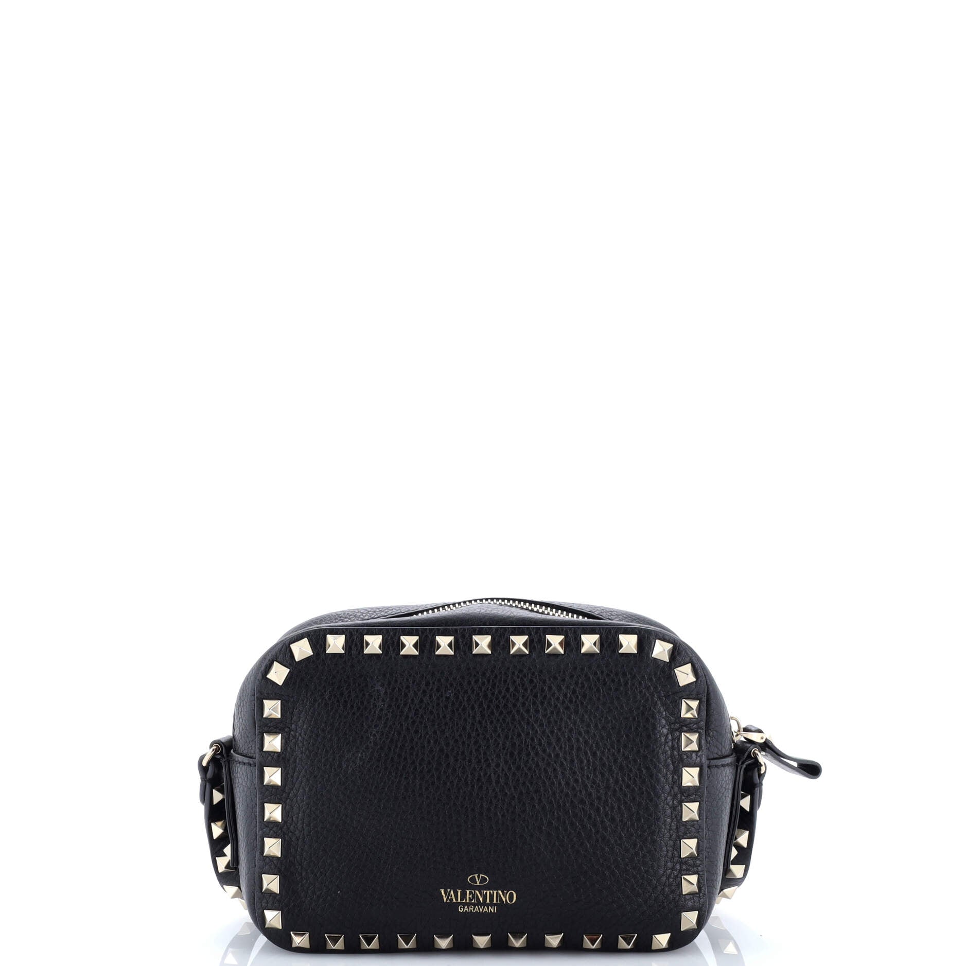 Rockstud Camera Crossbody Bag Leather