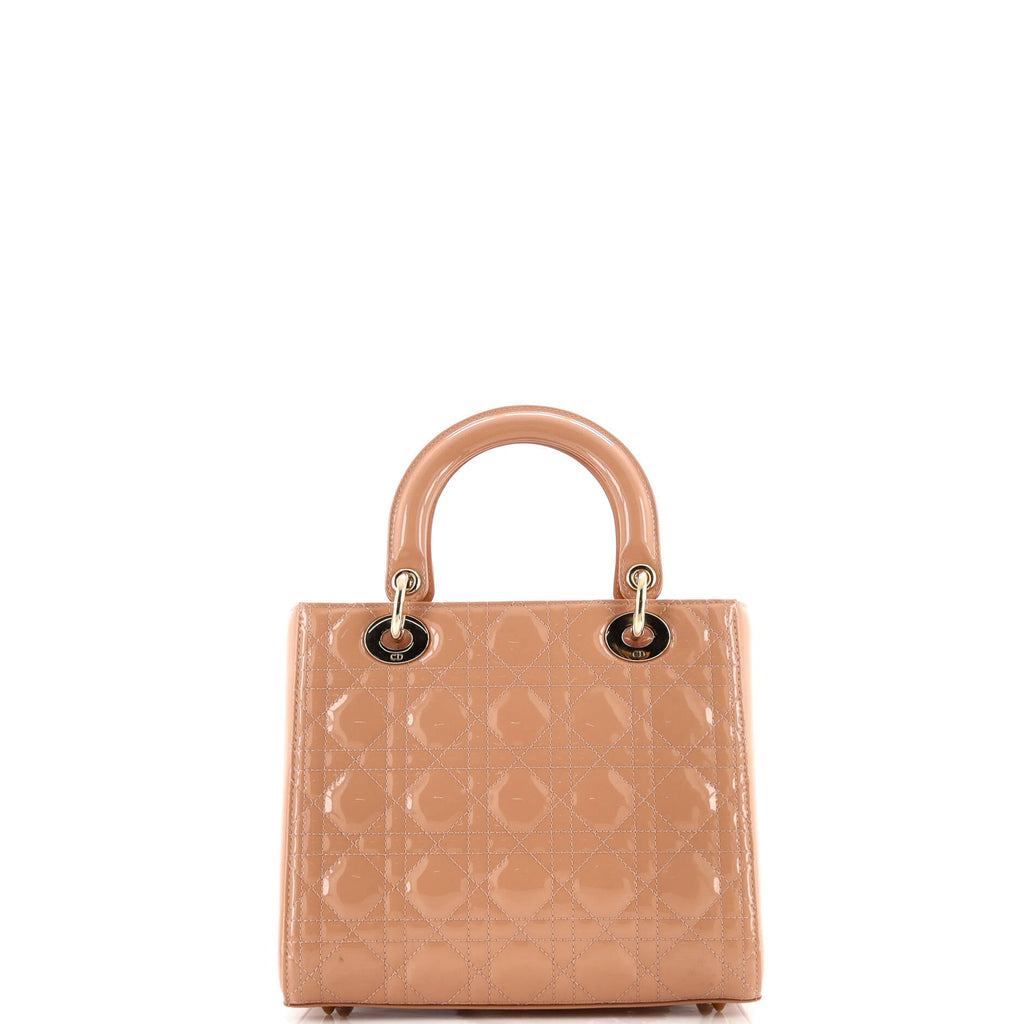 Lady Dior NM Bag Cannage Quilt Patent Medium
