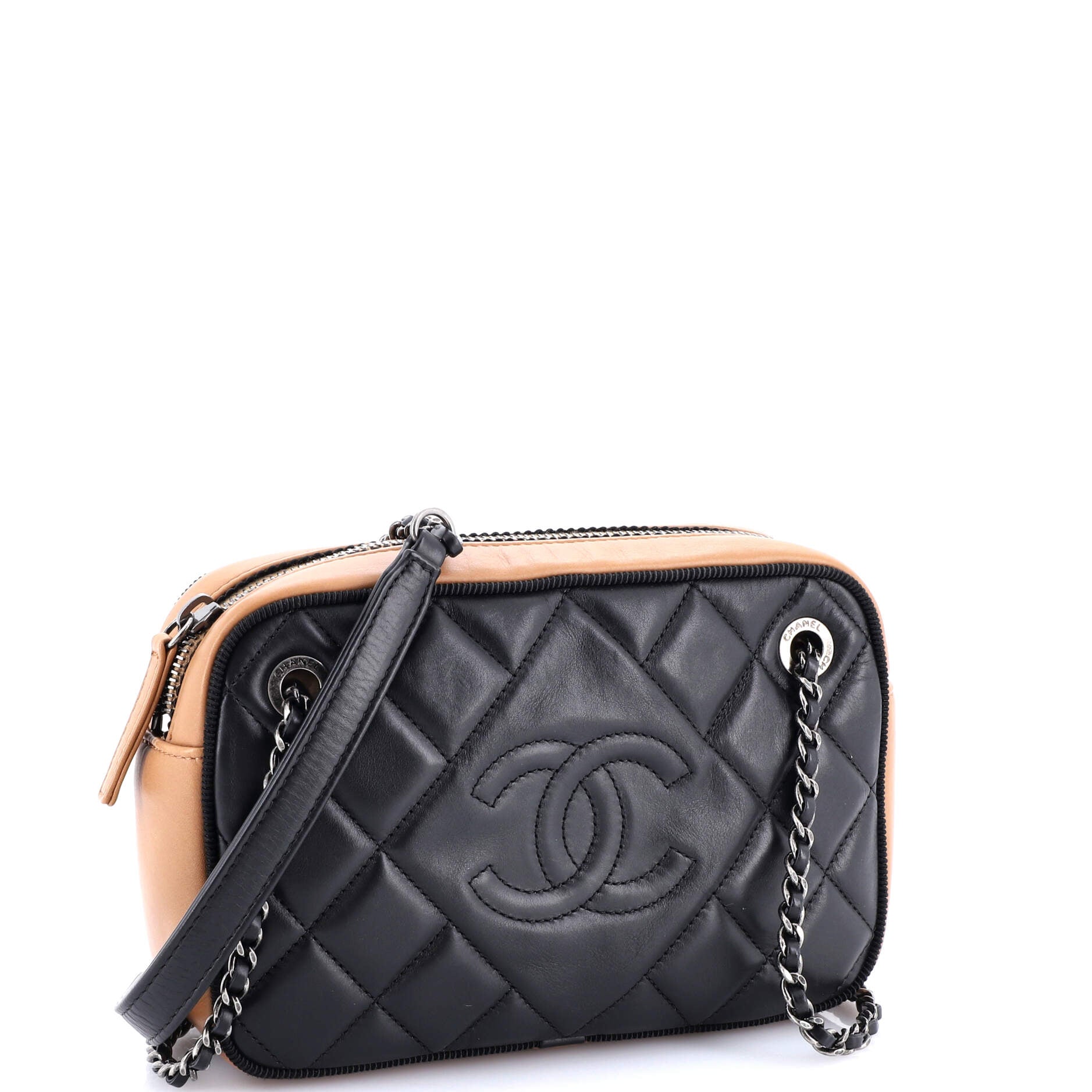 Ballerine Camera Case Bag Quilted Calfskin Small