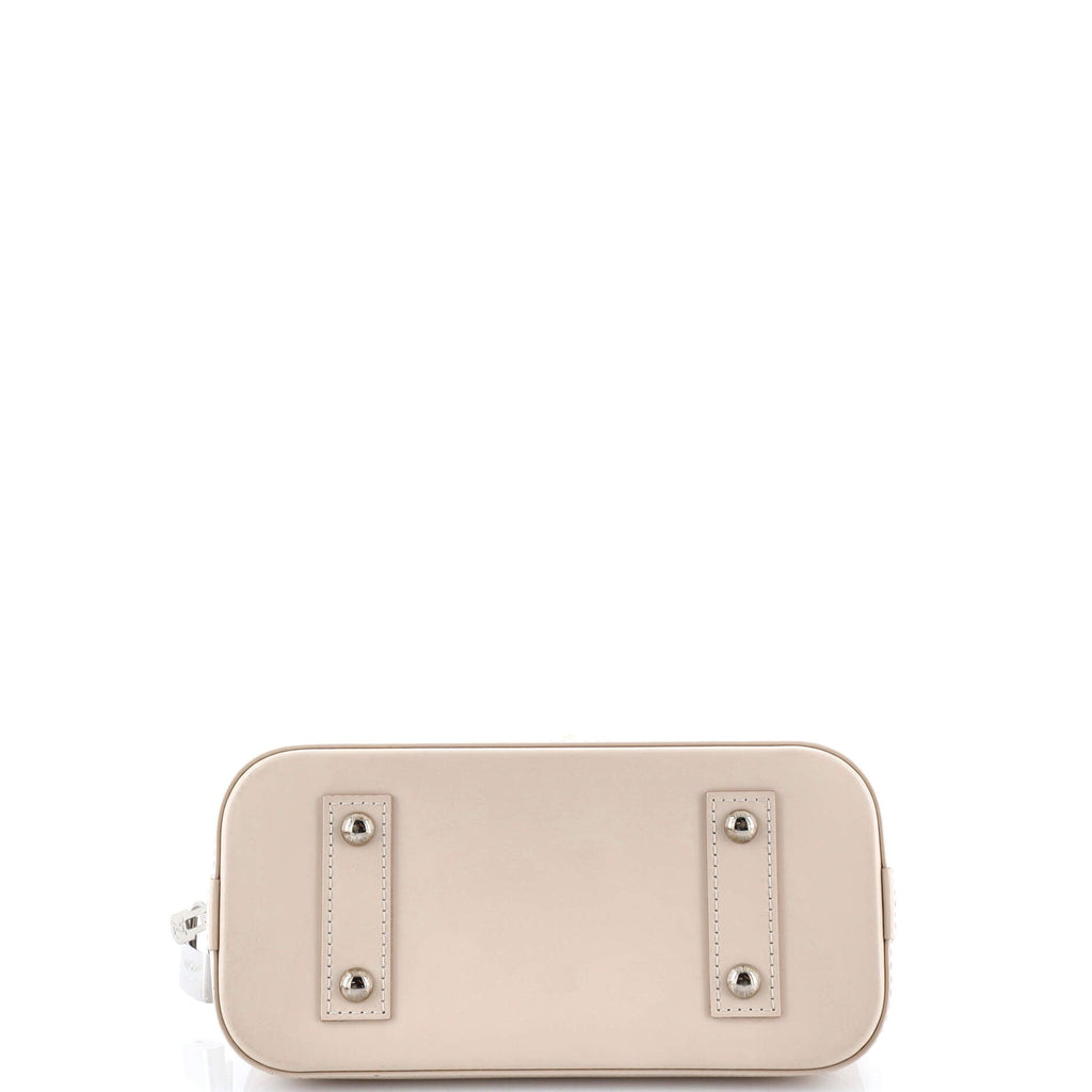 Alma Handbag Epi Leather with Logo Jacquard Strap BB