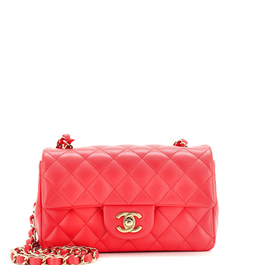 Classic Single Flap Bag Quilted Lambskin Mini