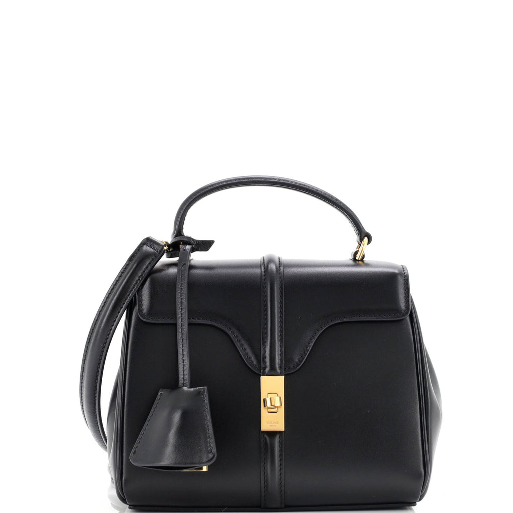 16 Top Handle Bag Smooth Calfskin Mini