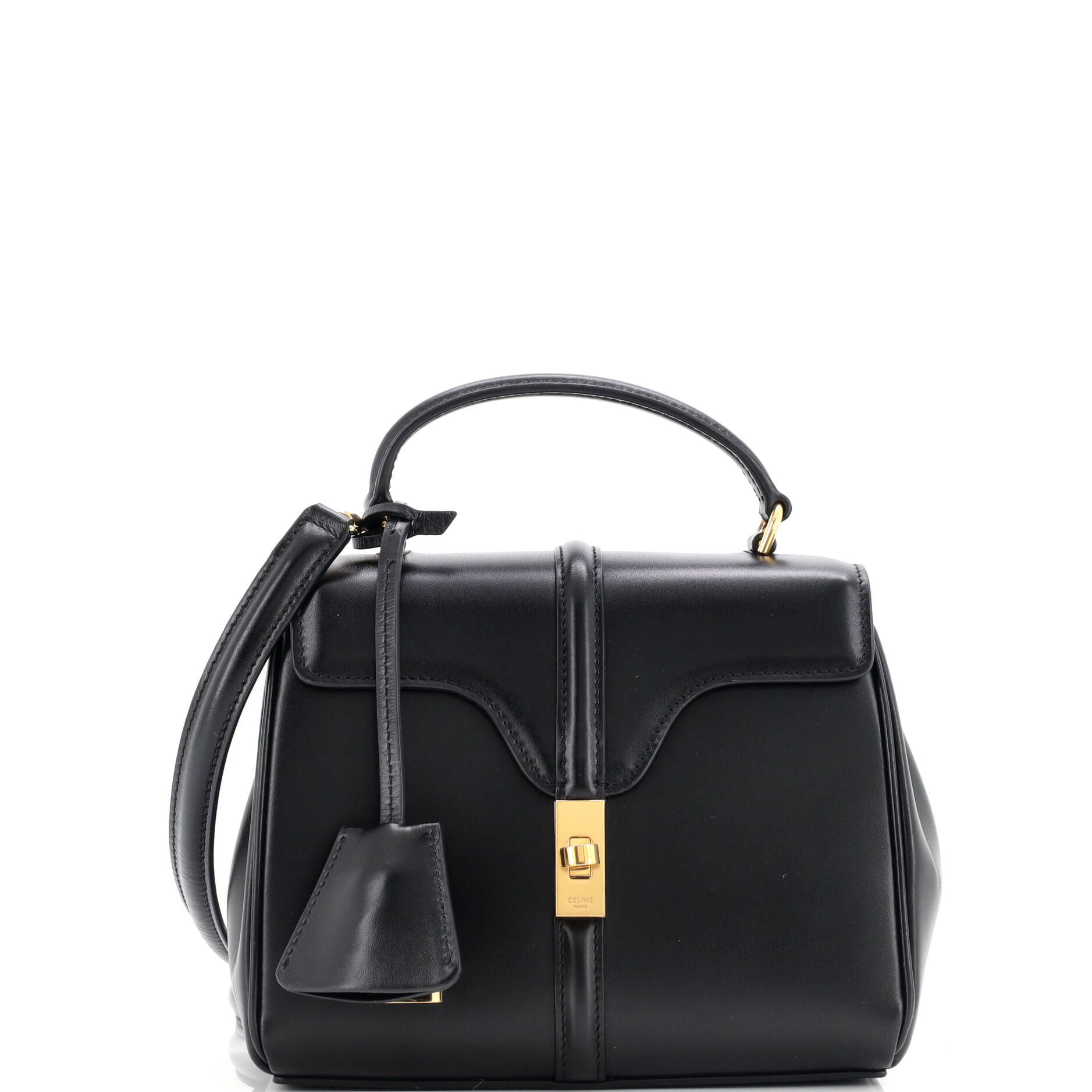 16 Top Handle Bag Smooth Calfskin Mini