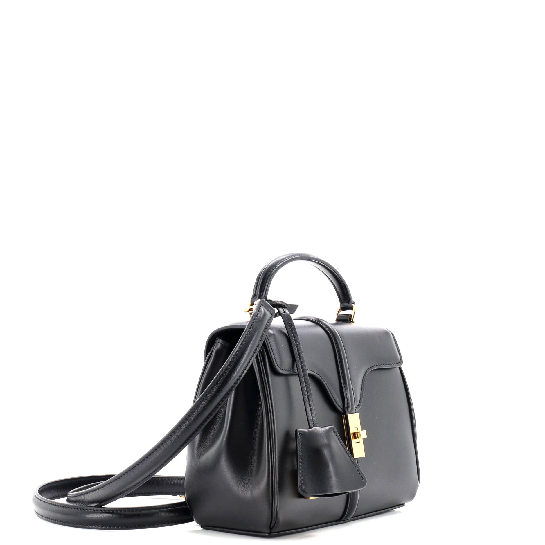 16 Top Handle Bag Smooth Calfskin Mini