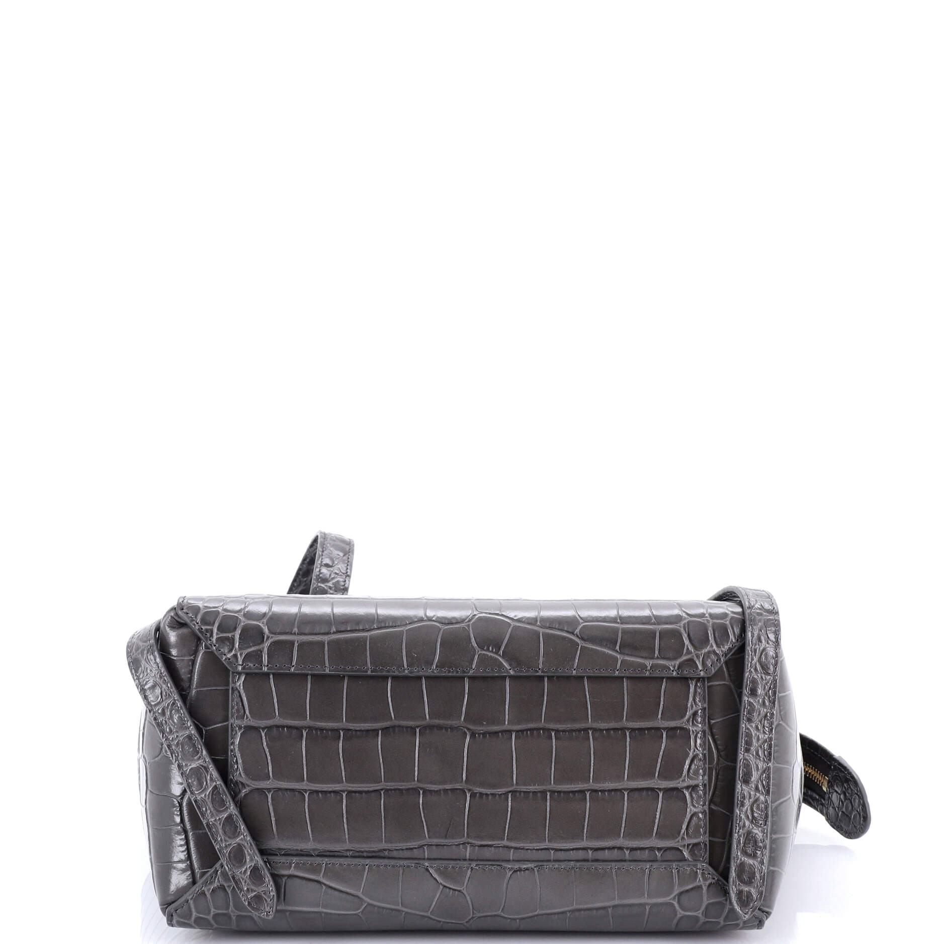 Belt Bag Crocodile Embossed Leather Micro