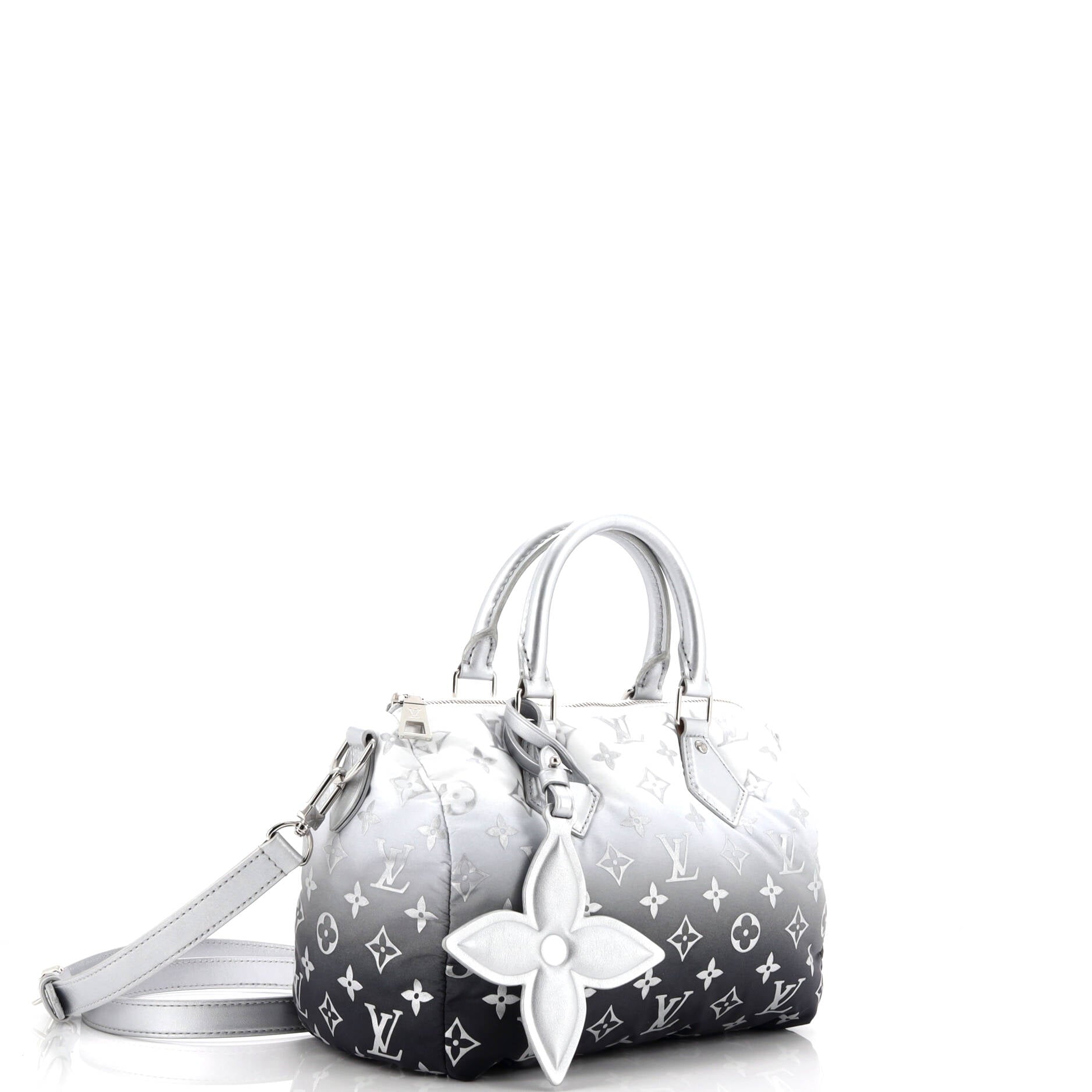Speedy Bandouliere Bag Frost Gradient Monogram Nylon 25