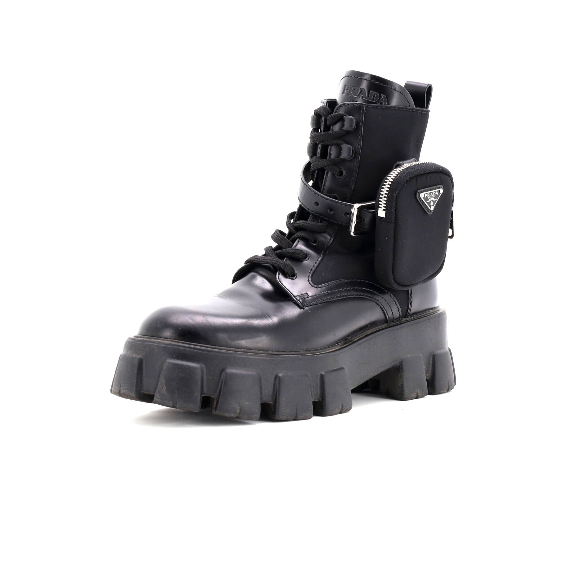 Monolith Combat Boots Leather and Nylon
