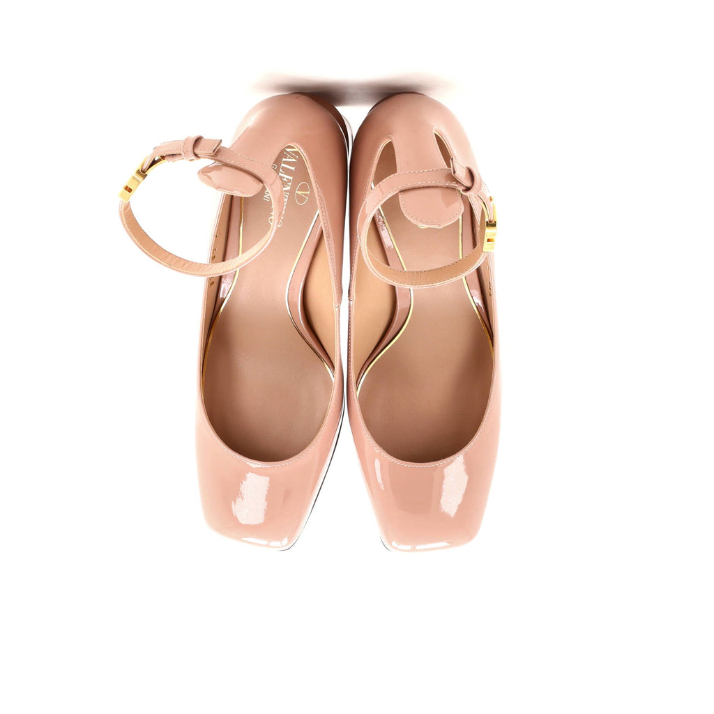 Women's Tan-Go Ankle Strap Pumps Patent 60