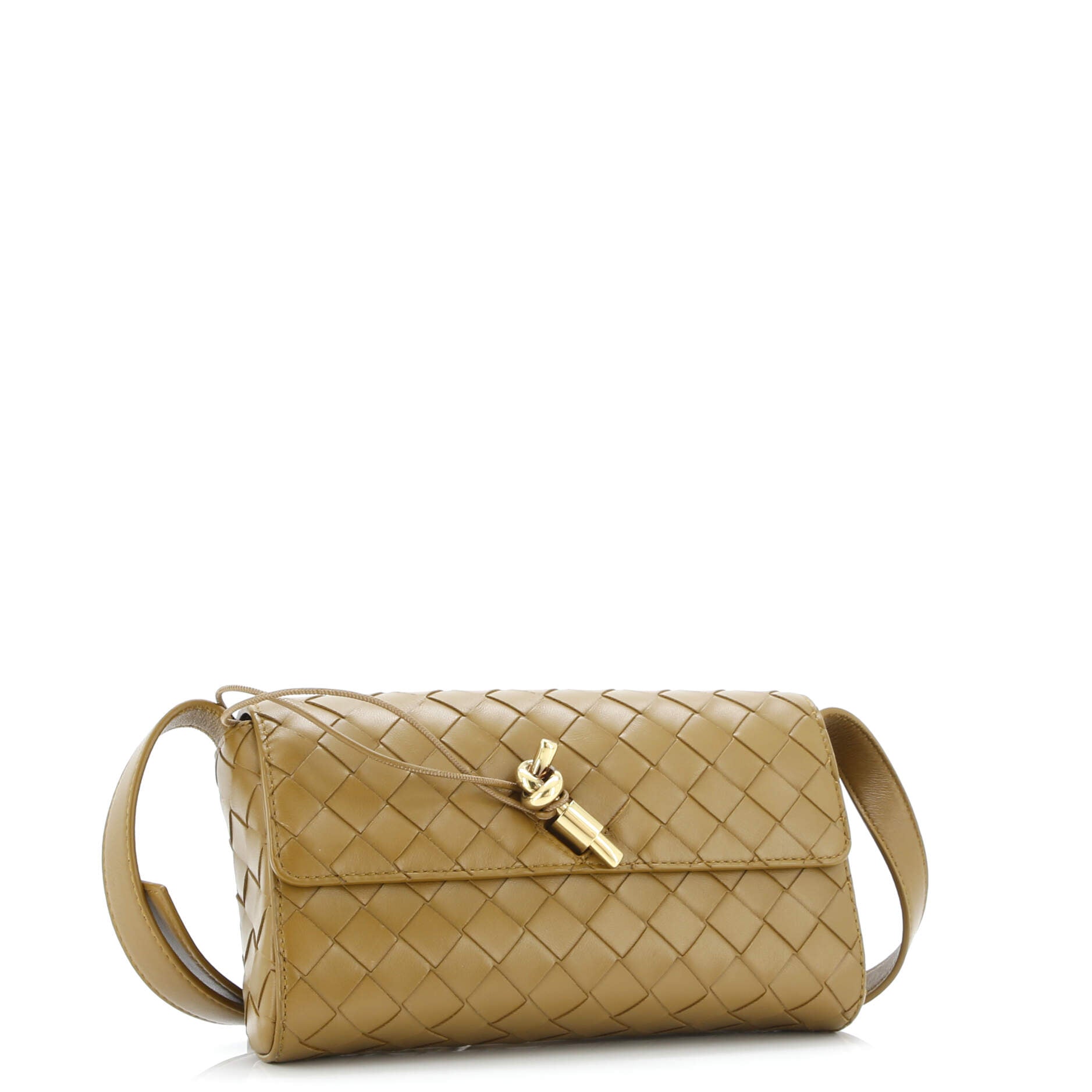 Andiamo Shoulder Bag Intrecciato Leather