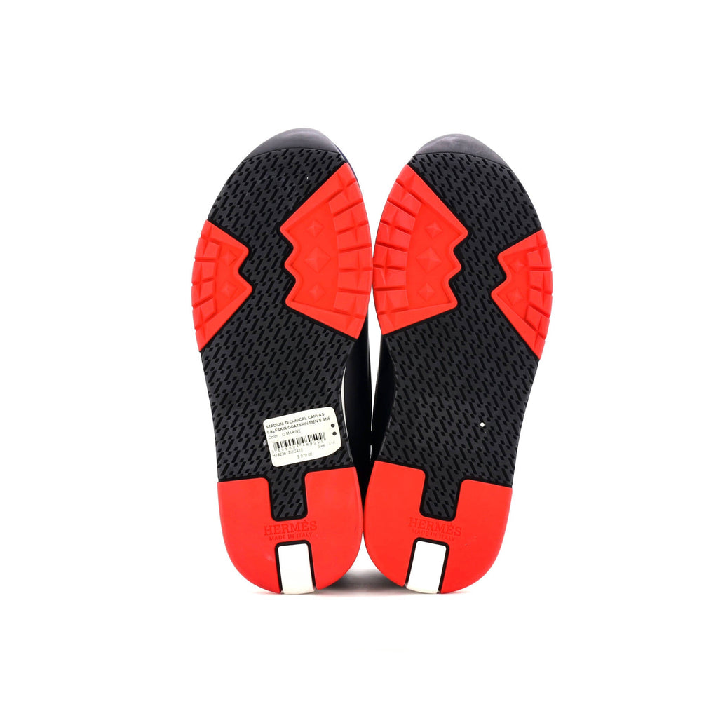Player Sneakers Technical Canvas and Leather