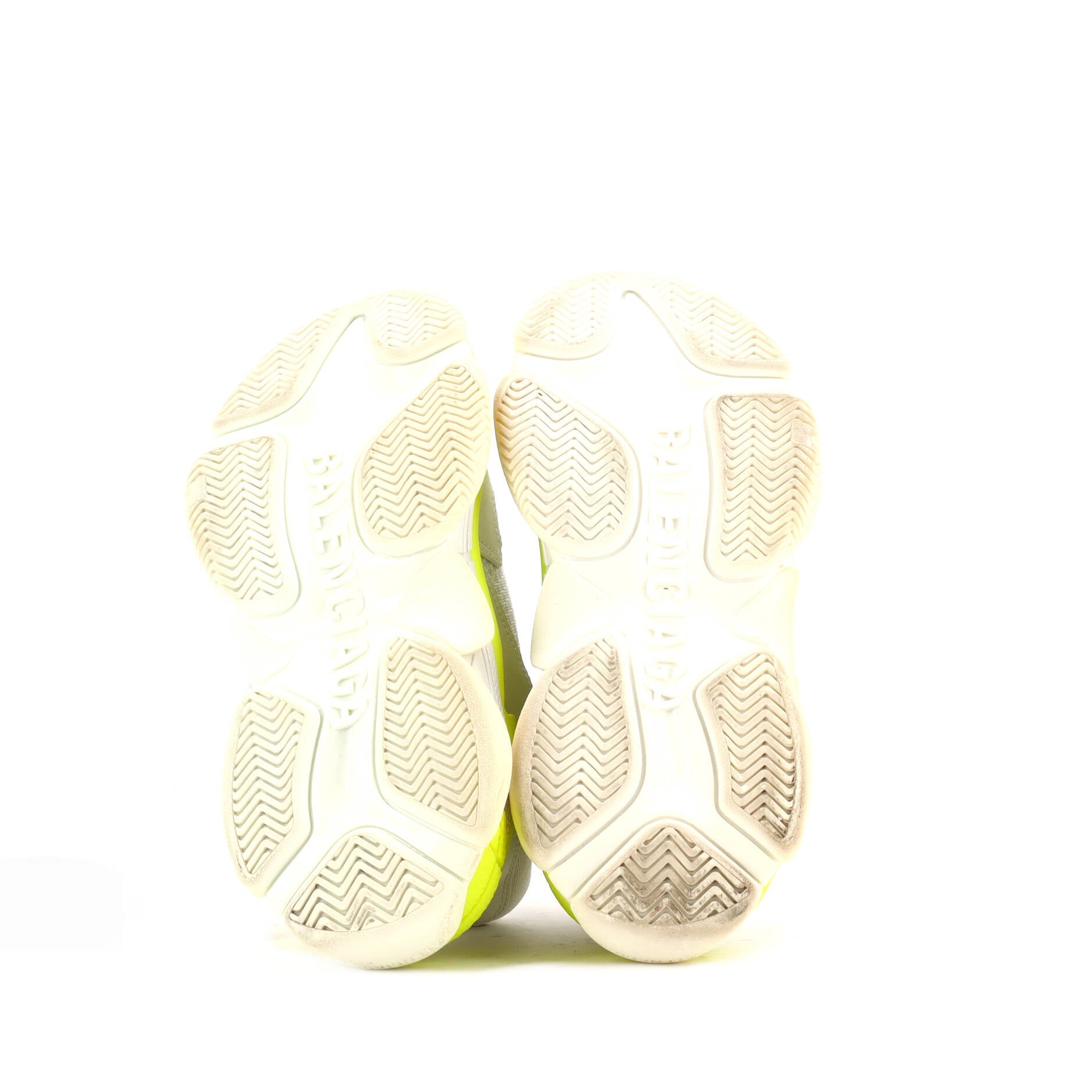 Men's Triple S Sneakers Fabric and Mesh with Faux Leather