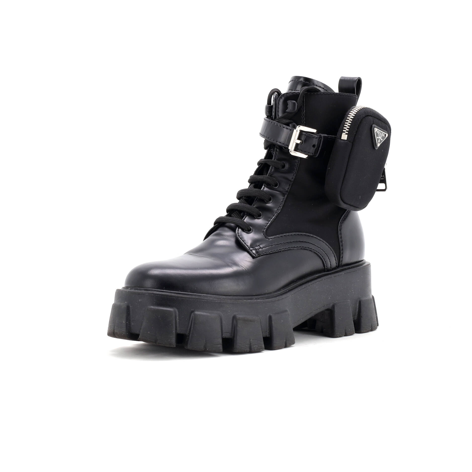 Monolith Combat Boots Leather and Nylon