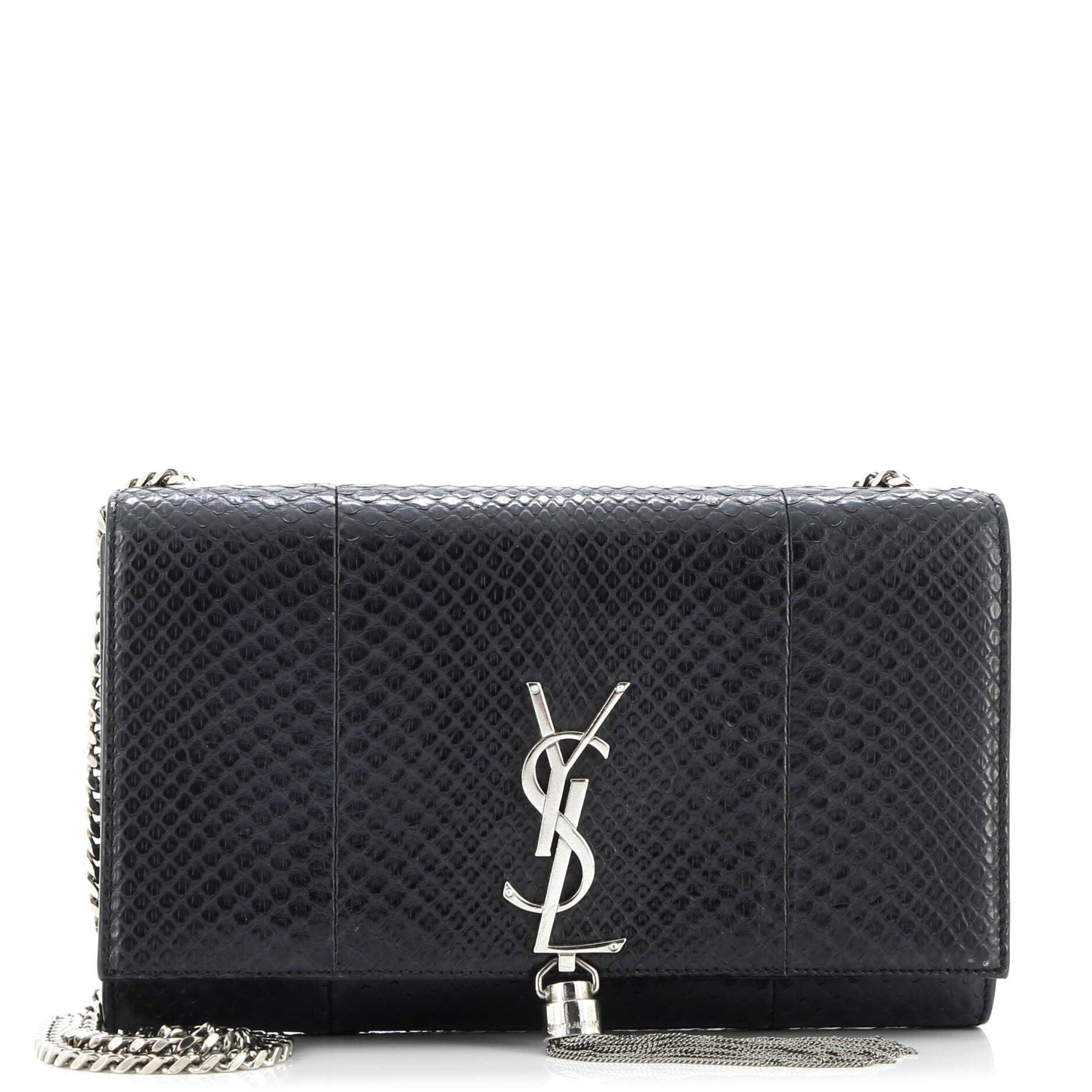Classic Monogram Tassel Crossbody Bag Python Medium