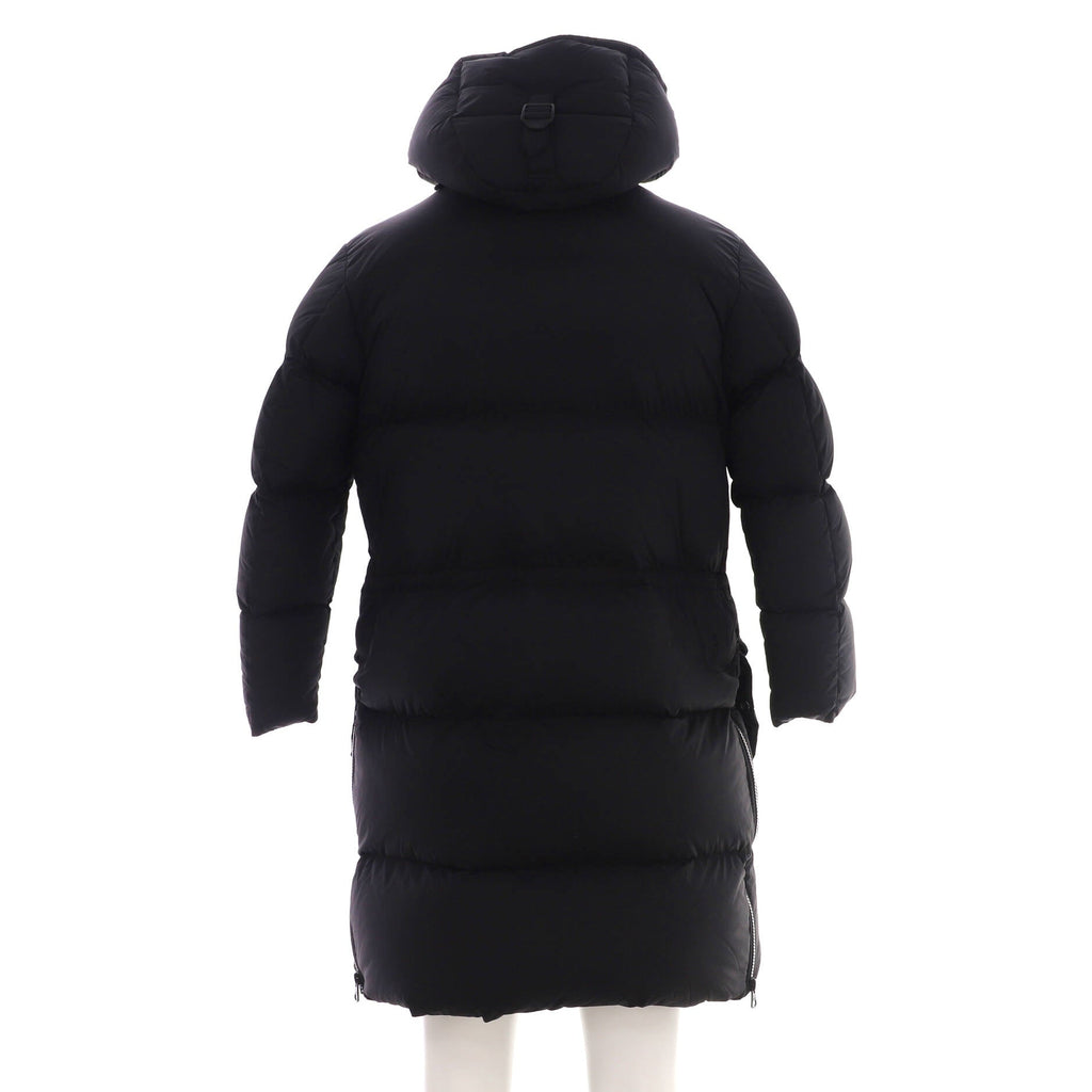 Men's Detachable Hood Oversized Puffer Jacket Quilted Polyamide with Down