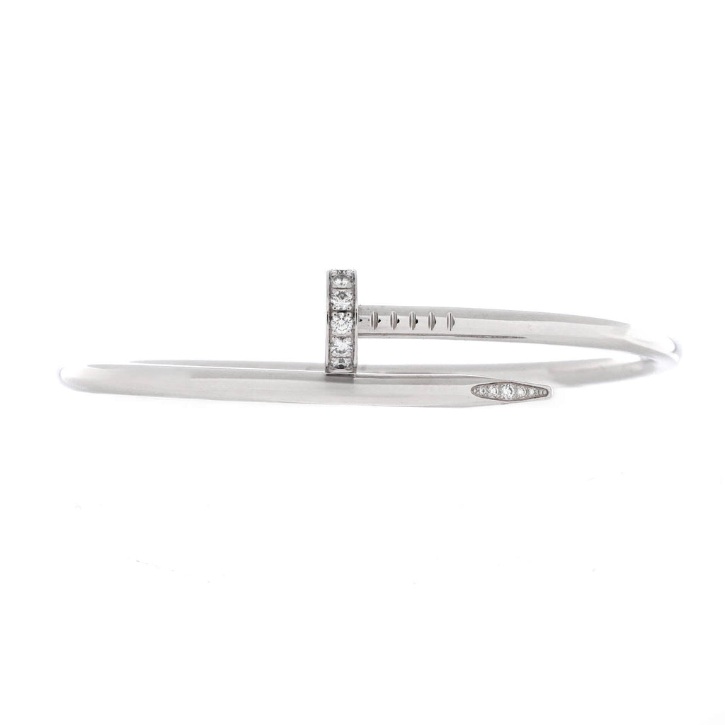 Juste un Clou Bracelet 18K White Gold with Diamonds Classic