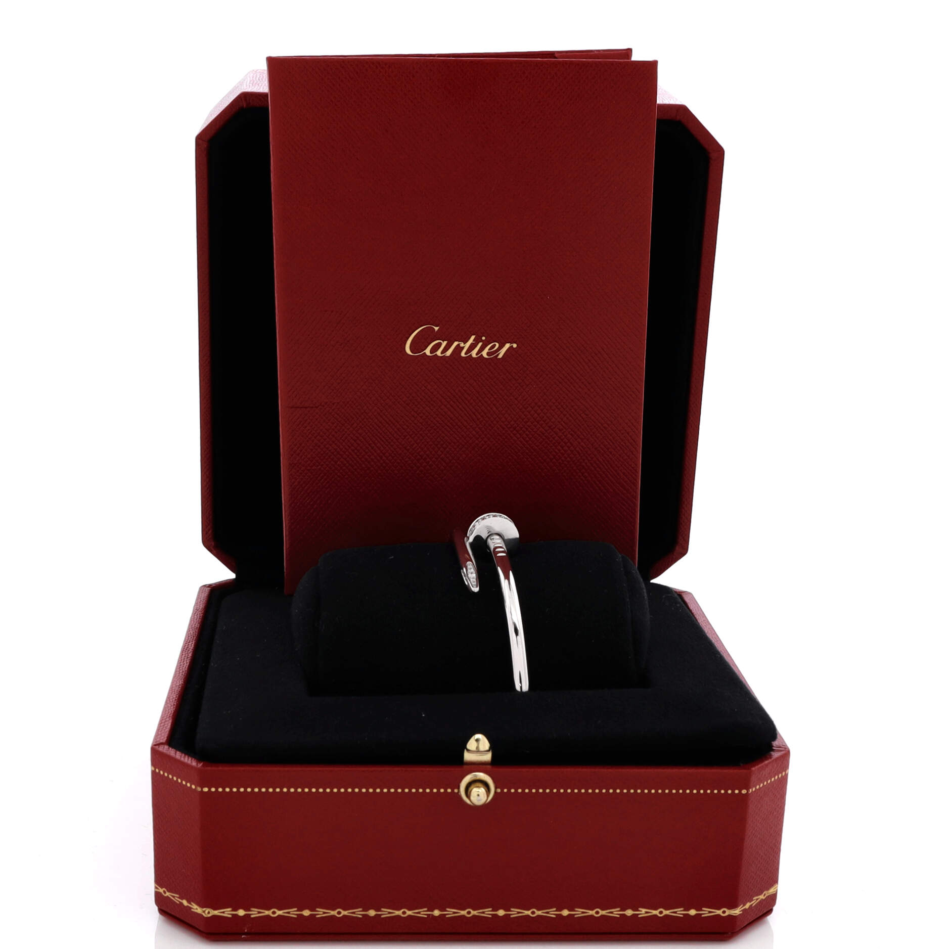 Juste un Clou Bracelet 18K White Gold with Diamonds Classic