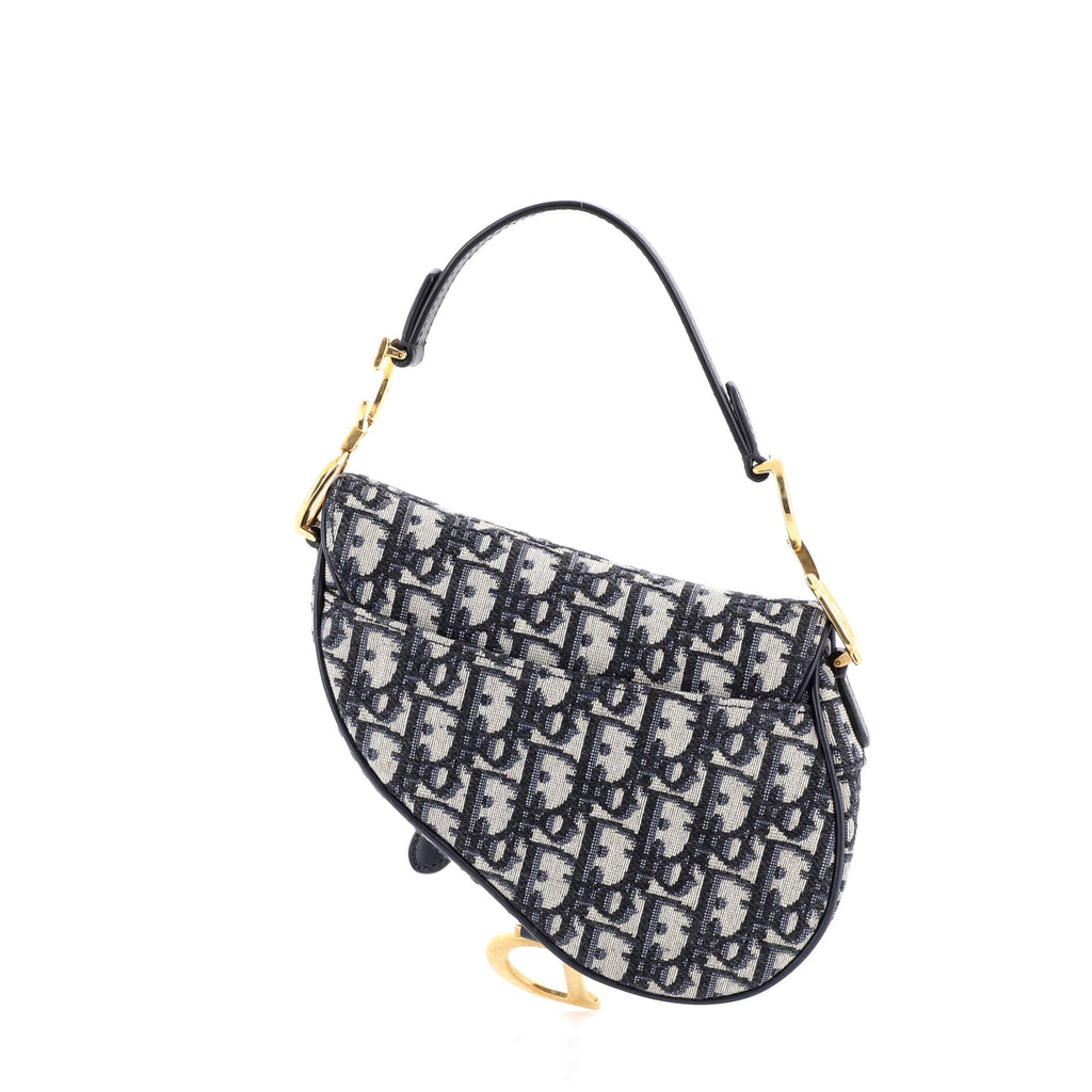 Saddle Handbag Oblique Canvas Mini