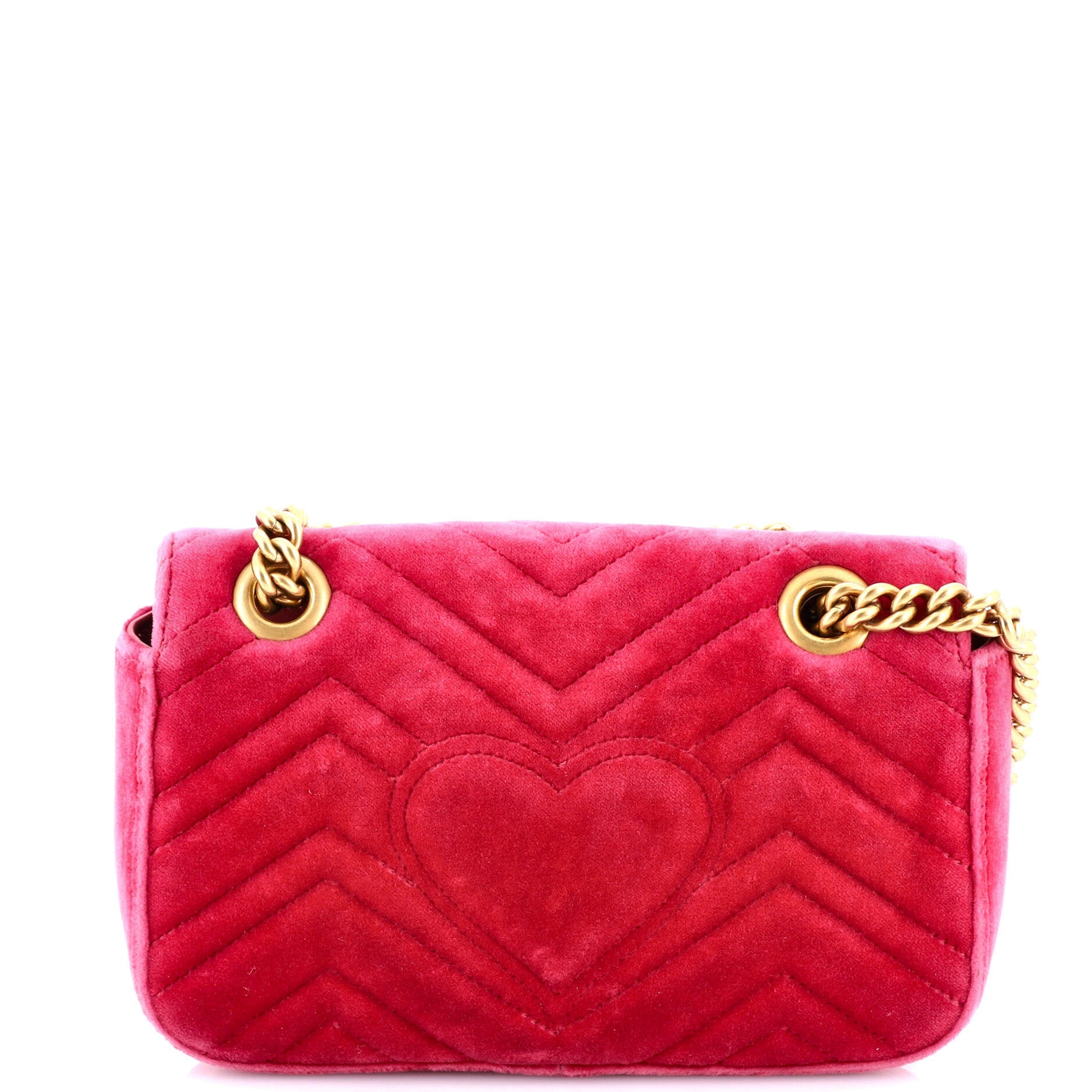 GG Marmont Flap Bag Embellished Matelasse Velvet Mini