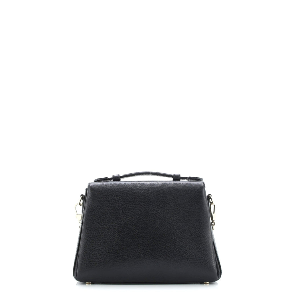 Interlocking Chain Crossbody Bag Leather Small