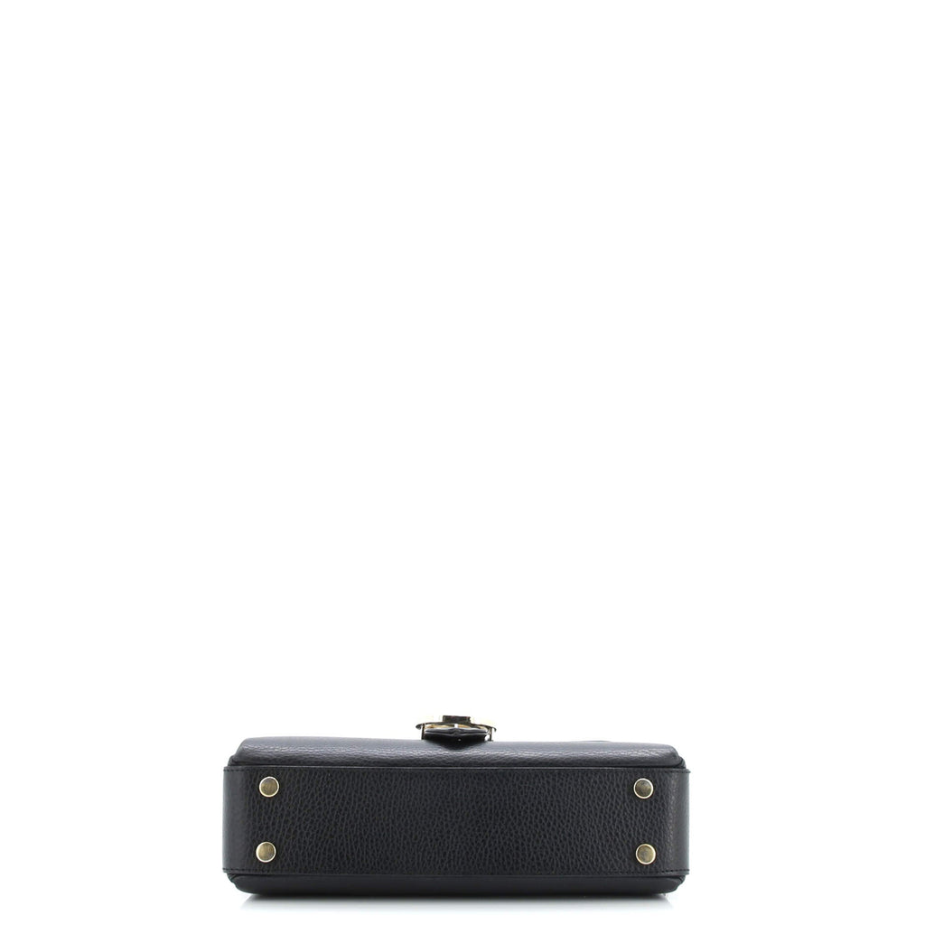 Interlocking Chain Crossbody Bag Leather Small