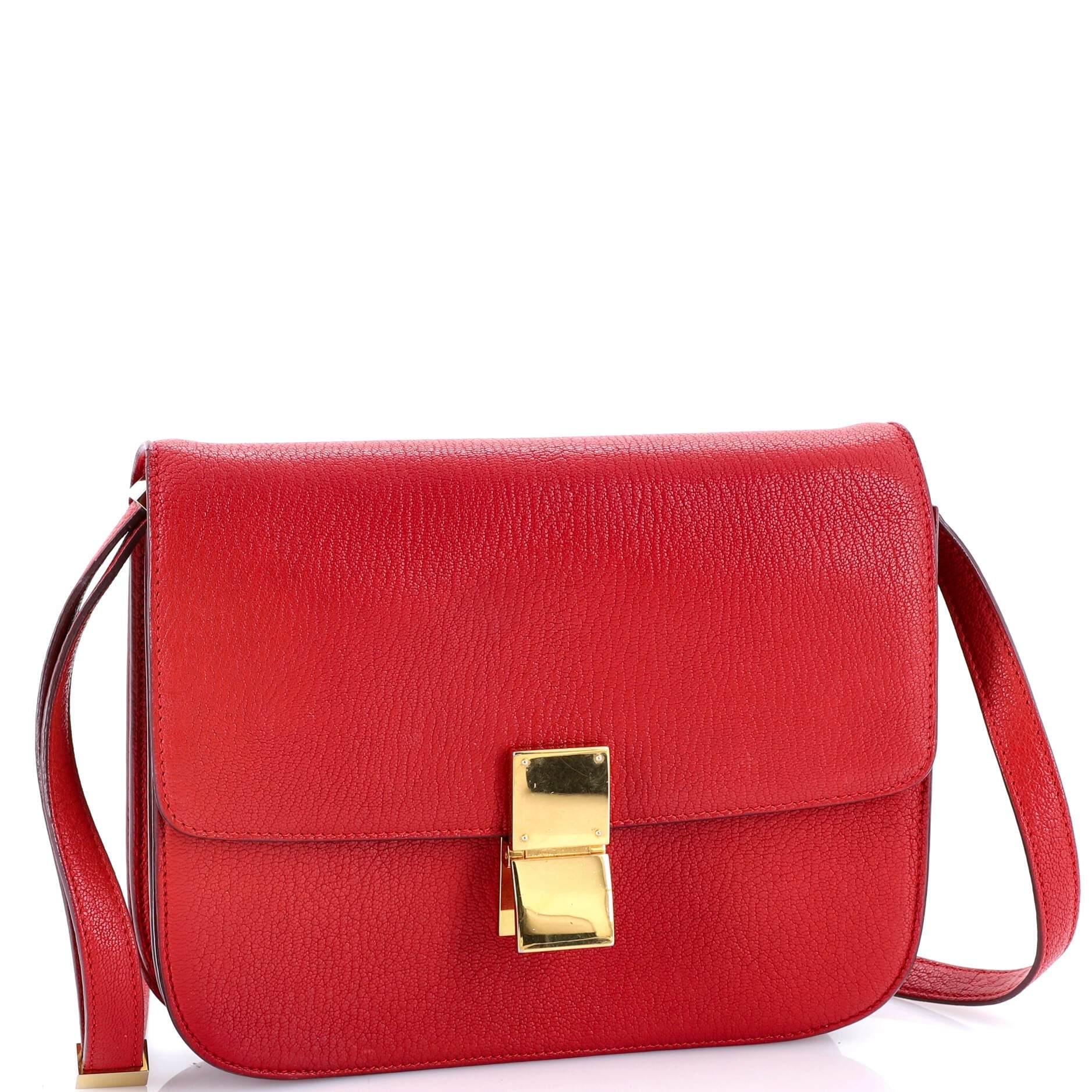 Classic Box Bag Grainy Leather Medium