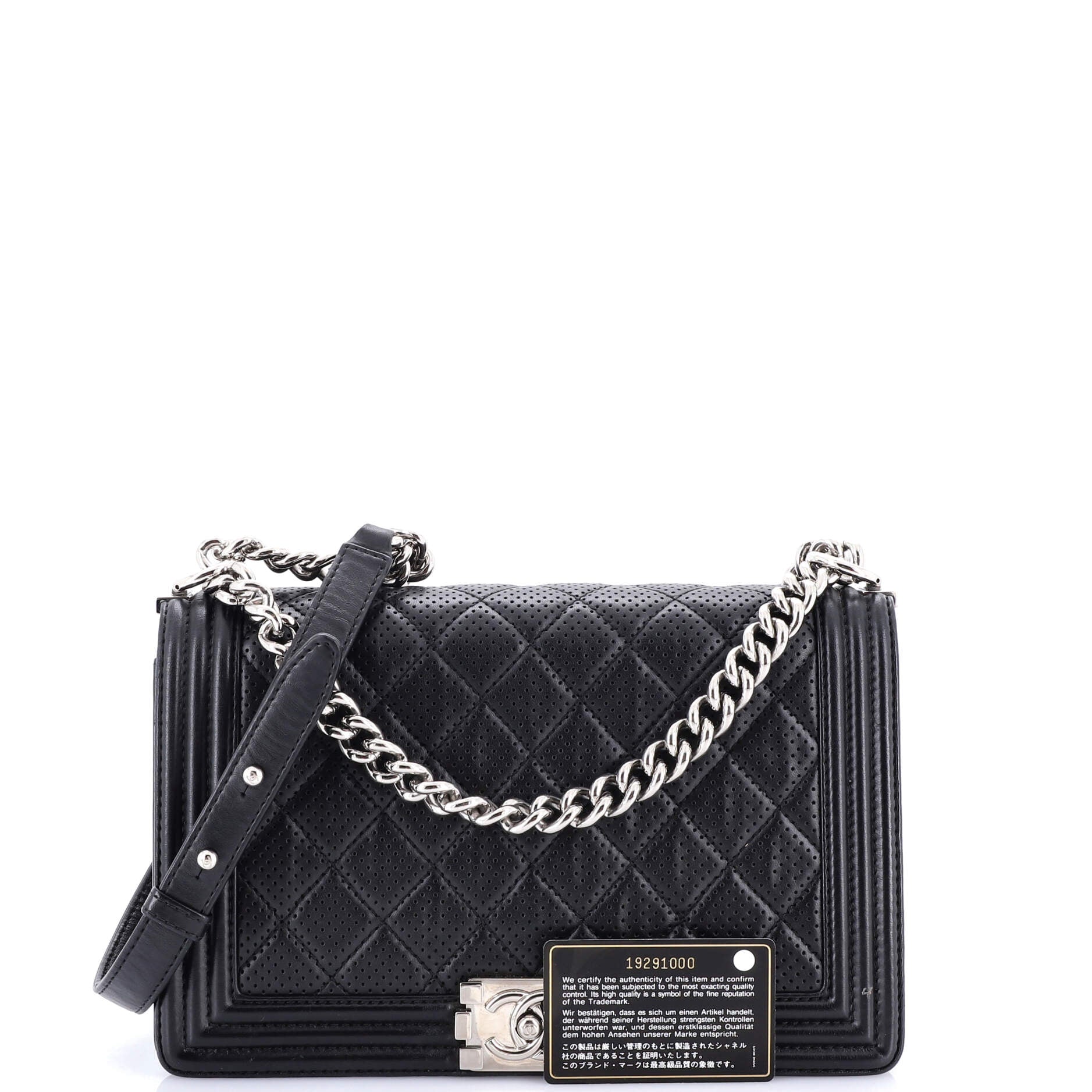 Boy Flap Bag Quilted Calfskin New Medium