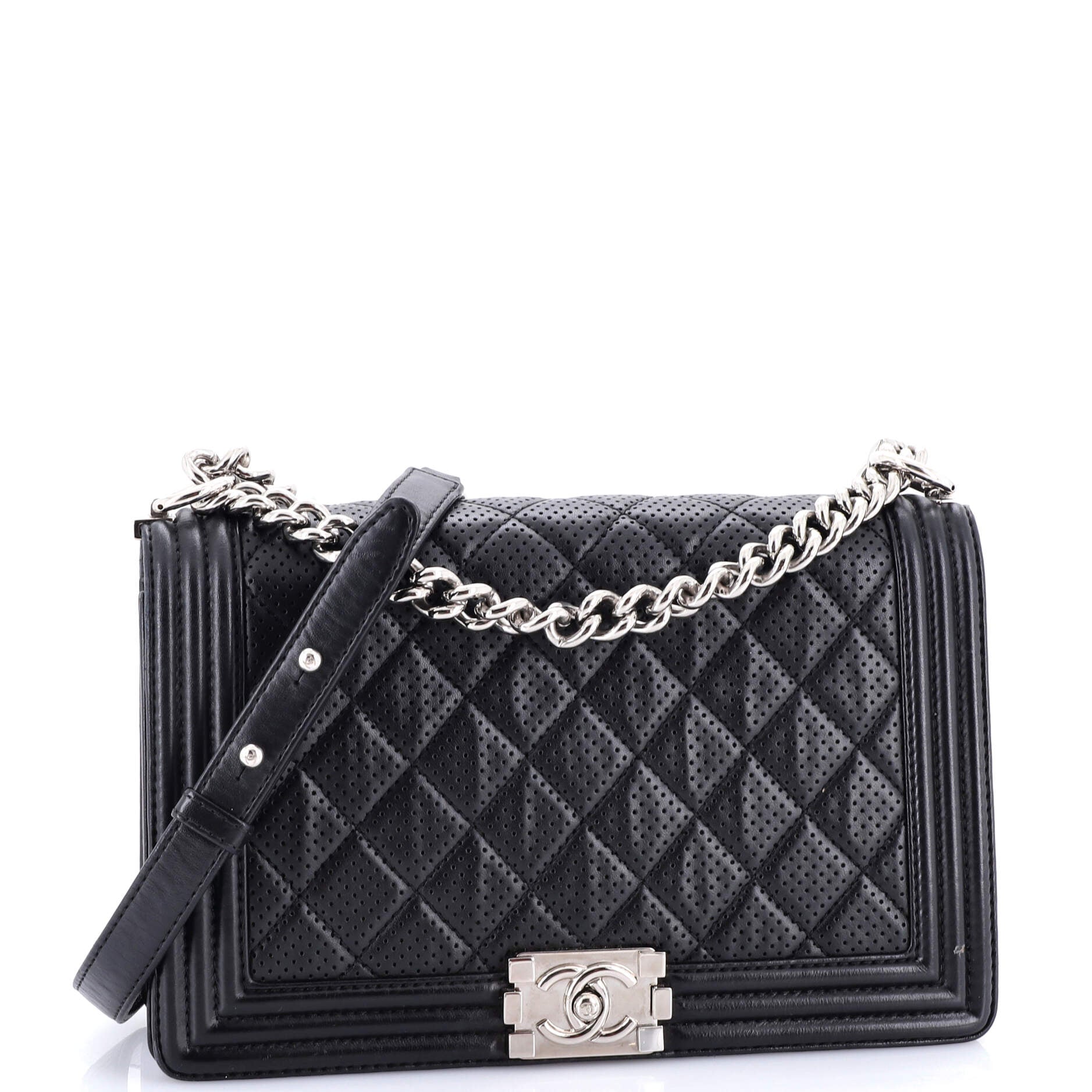 Boy Flap Bag Quilted Calfskin New Medium