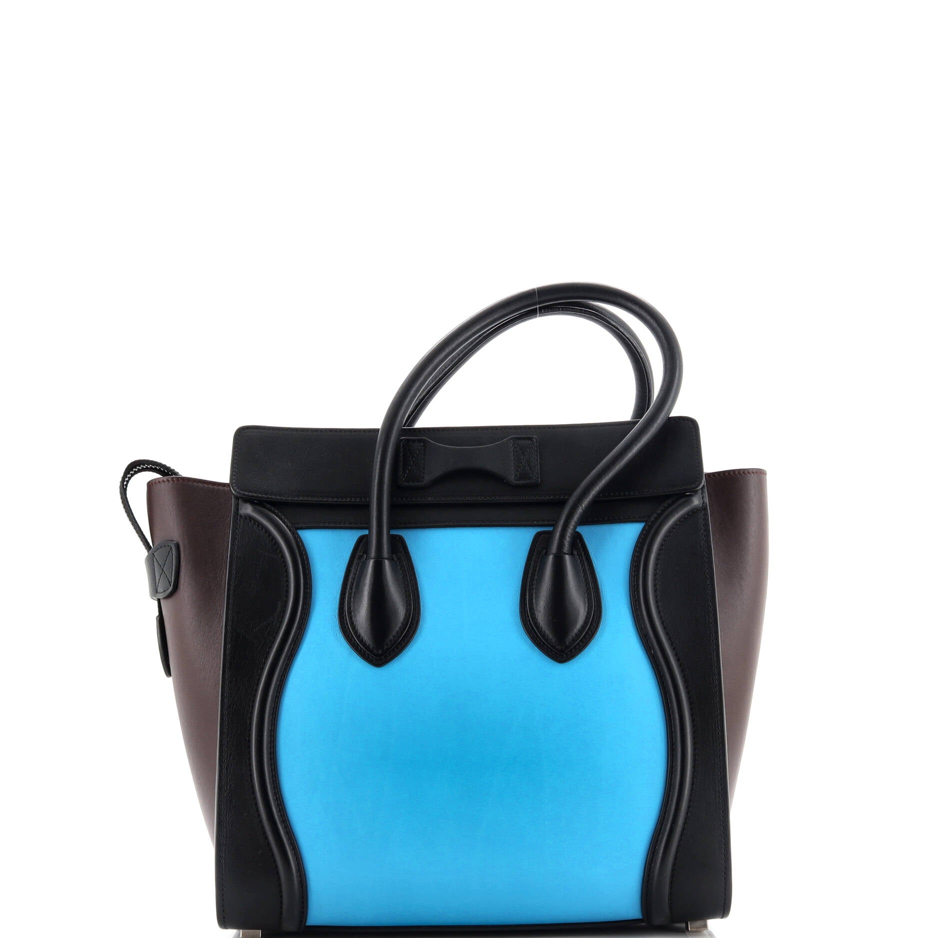 Tricolor Luggage Bag Nubuck Micro