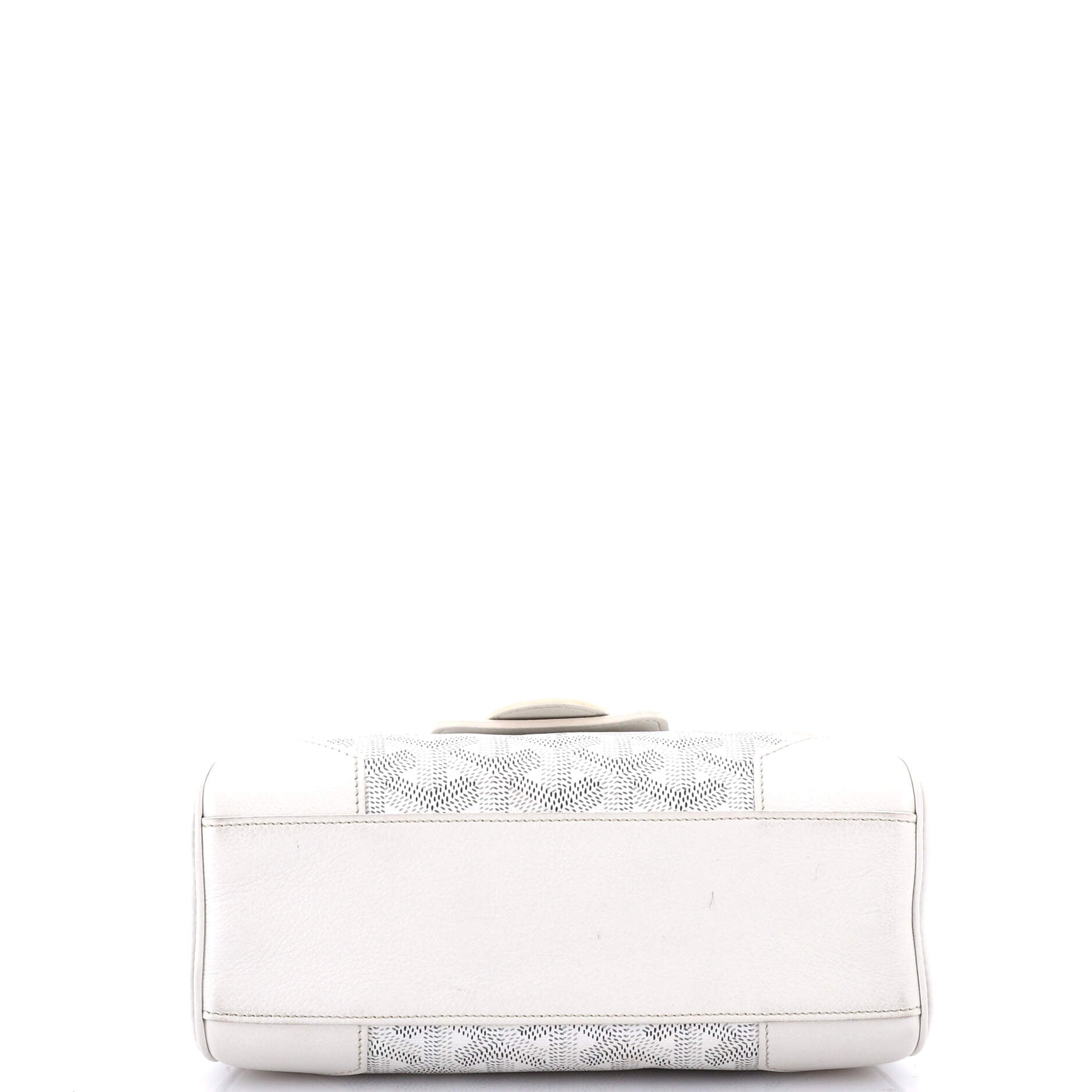 Saigon Top Handle Bag Coated Canvas with Leather Mini