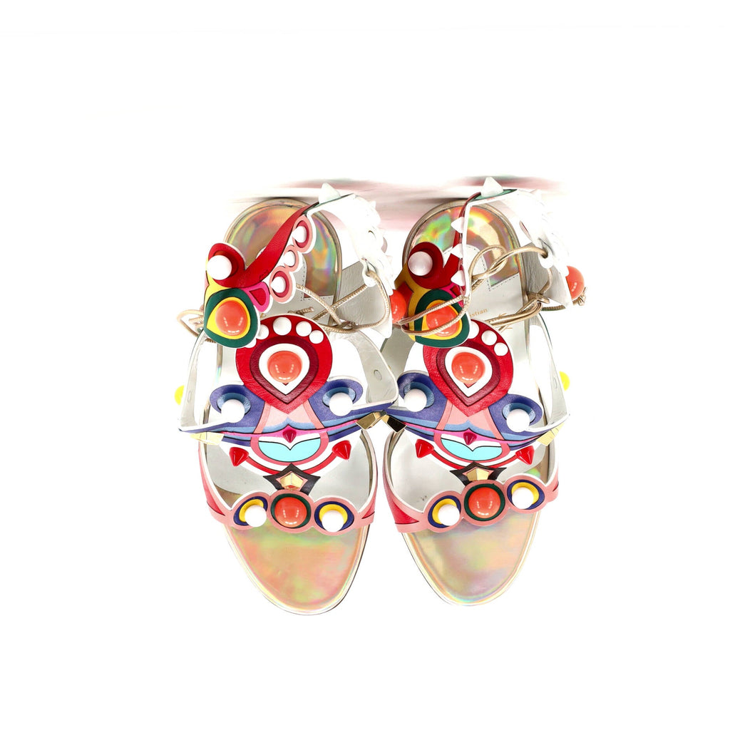 Womens Papagaya Levita Wedge Sandals Leather