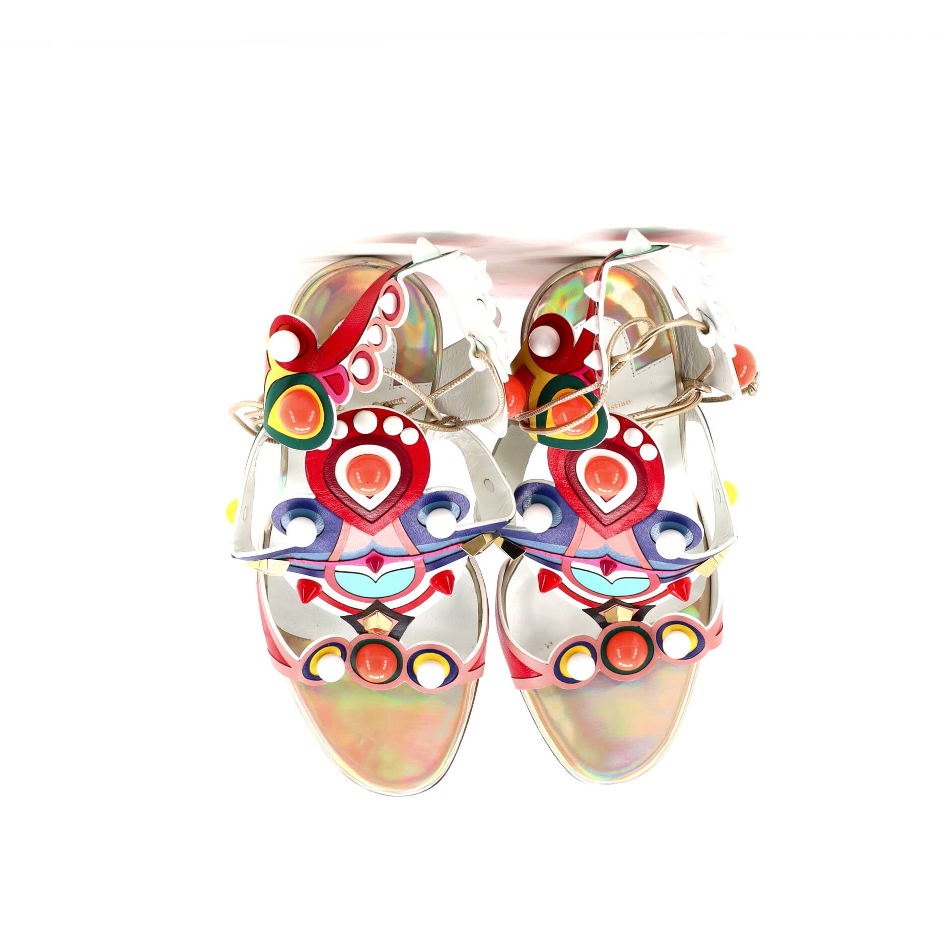 Womens Papagaya Levita Wedge Sandals Leather