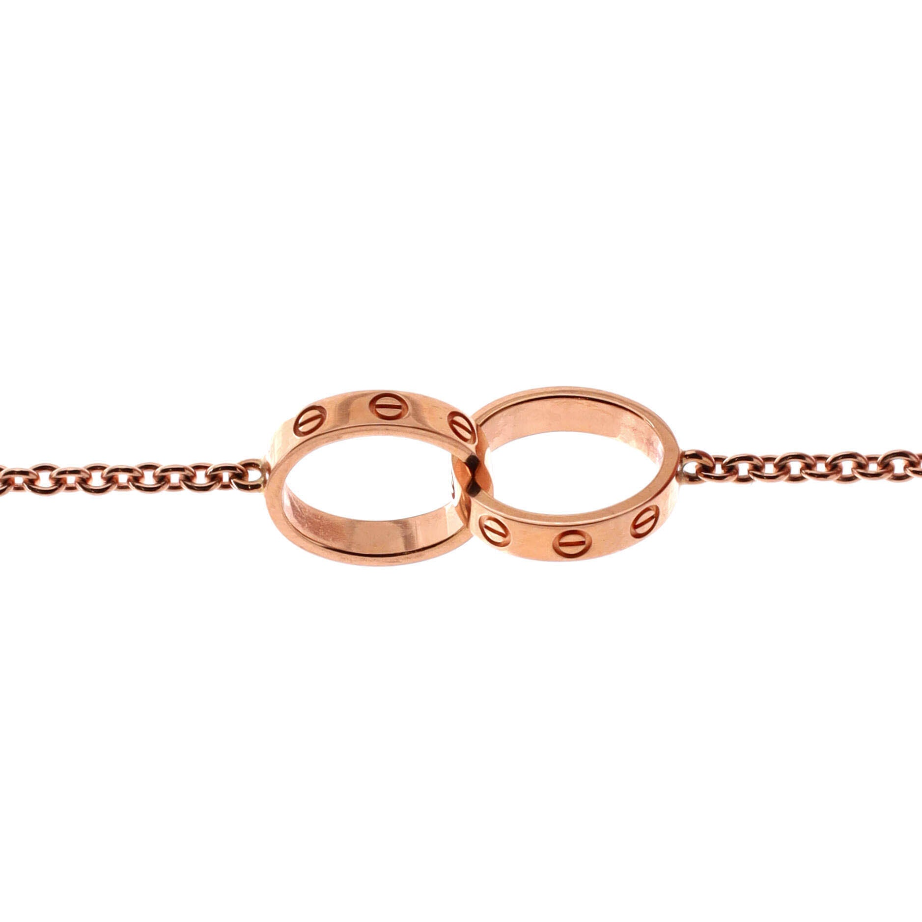 Love Interlocking Bracelet 18K Rose Gold