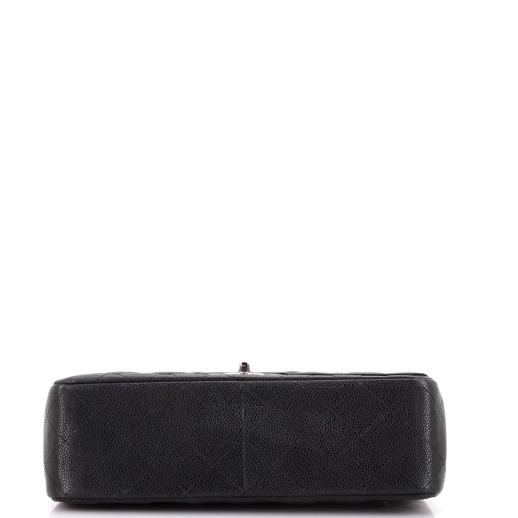 Classic Double Flap Bag Quilted Caviar Jumbo
