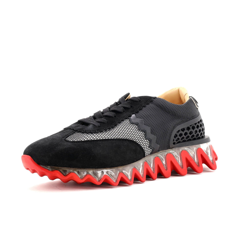 Loubishark Sneakers Suede and Mesh