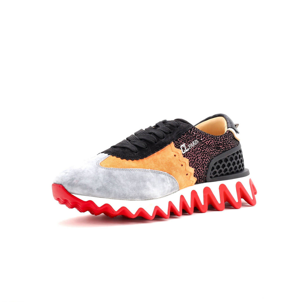 Loubishark Sneakers Leather and Suede