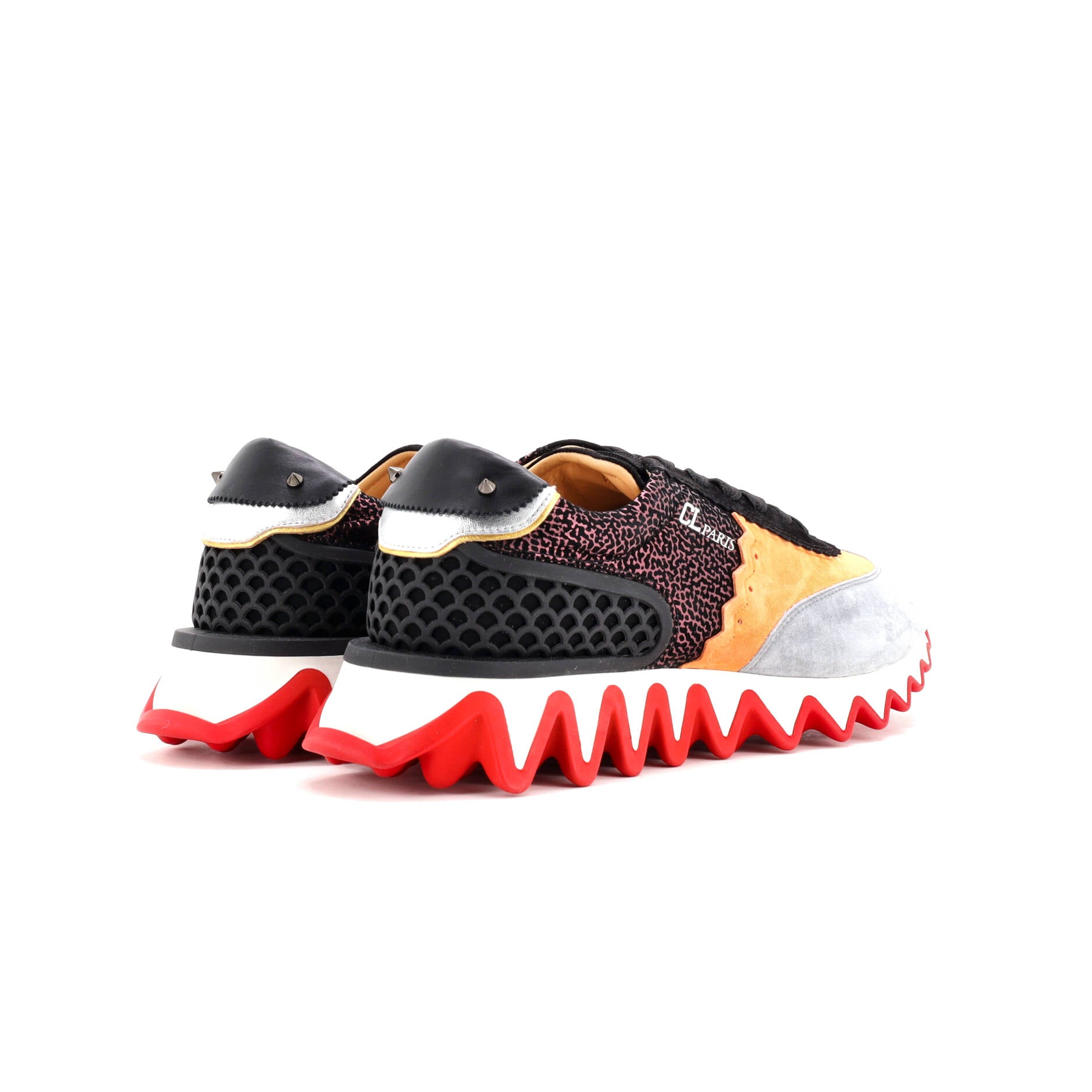 Loubishark Sneakers Leather and Suede