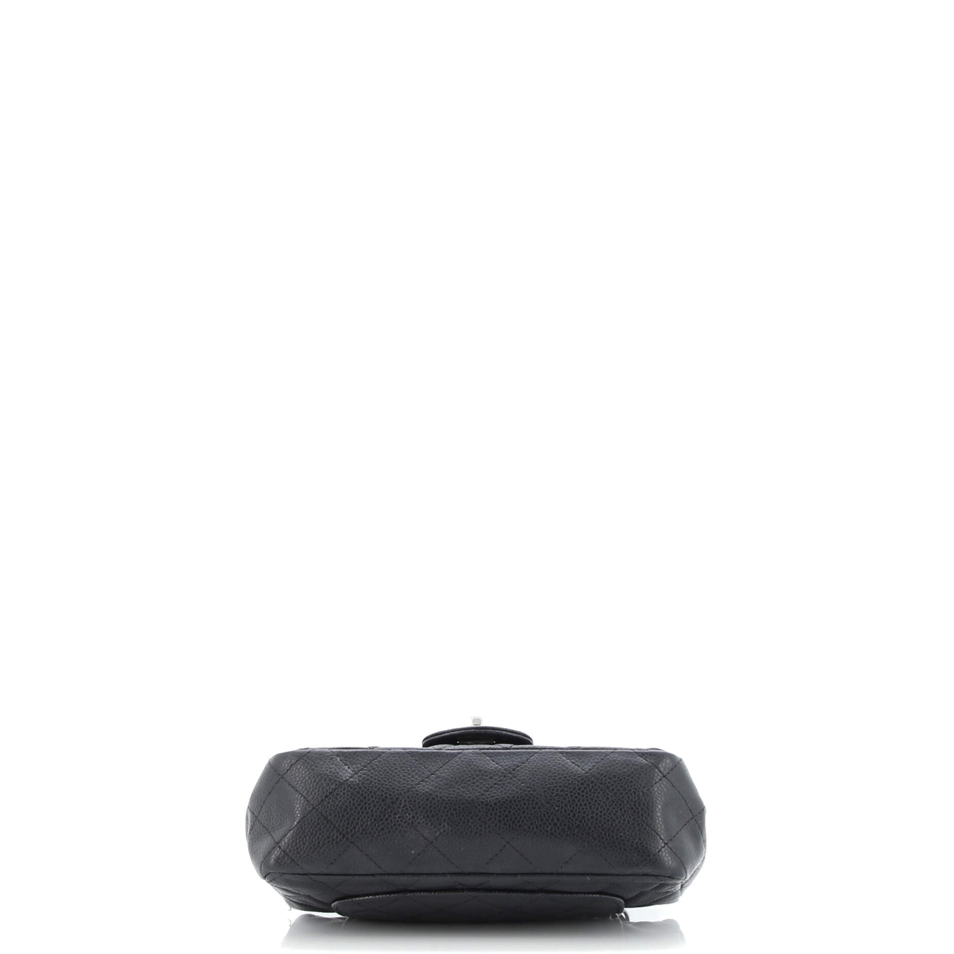 Classic Single Flap Bag Quilted Caviar Mini